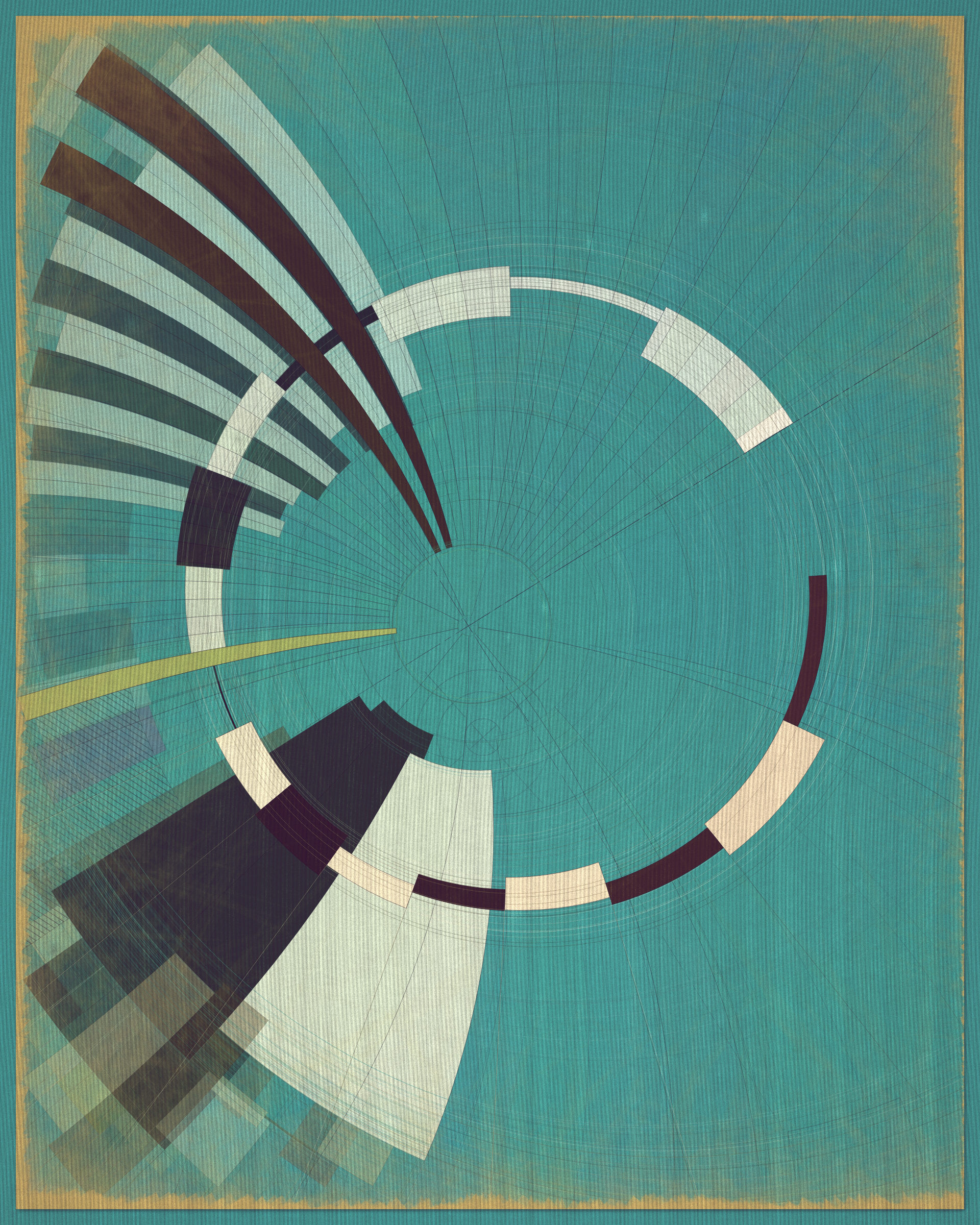 Art Blocks - Art Blocks v2 - Fontana #210 - NFT # 367000210