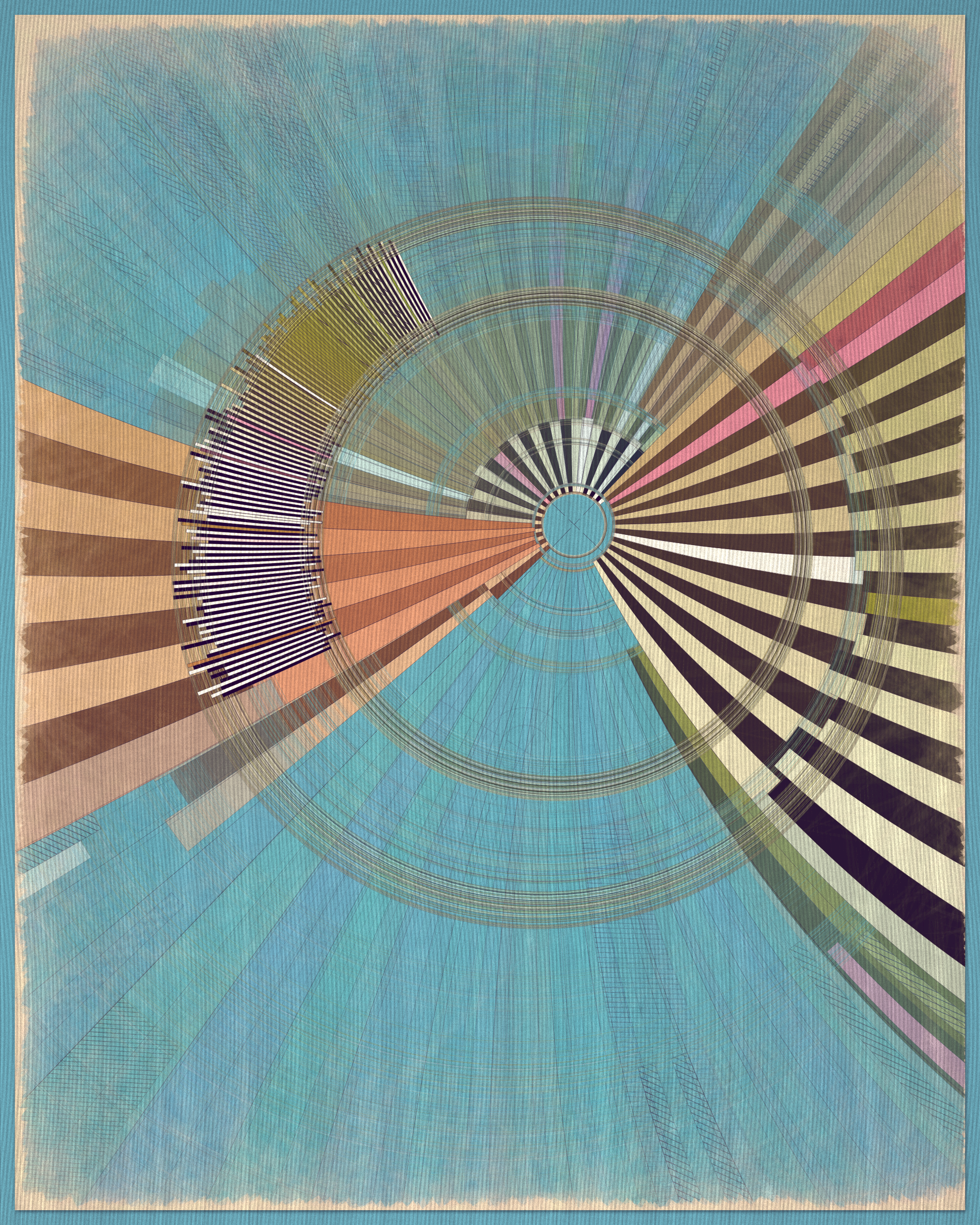 Art Blocks - Art Blocks v2 - Fontana #213 - NFT # 367000213