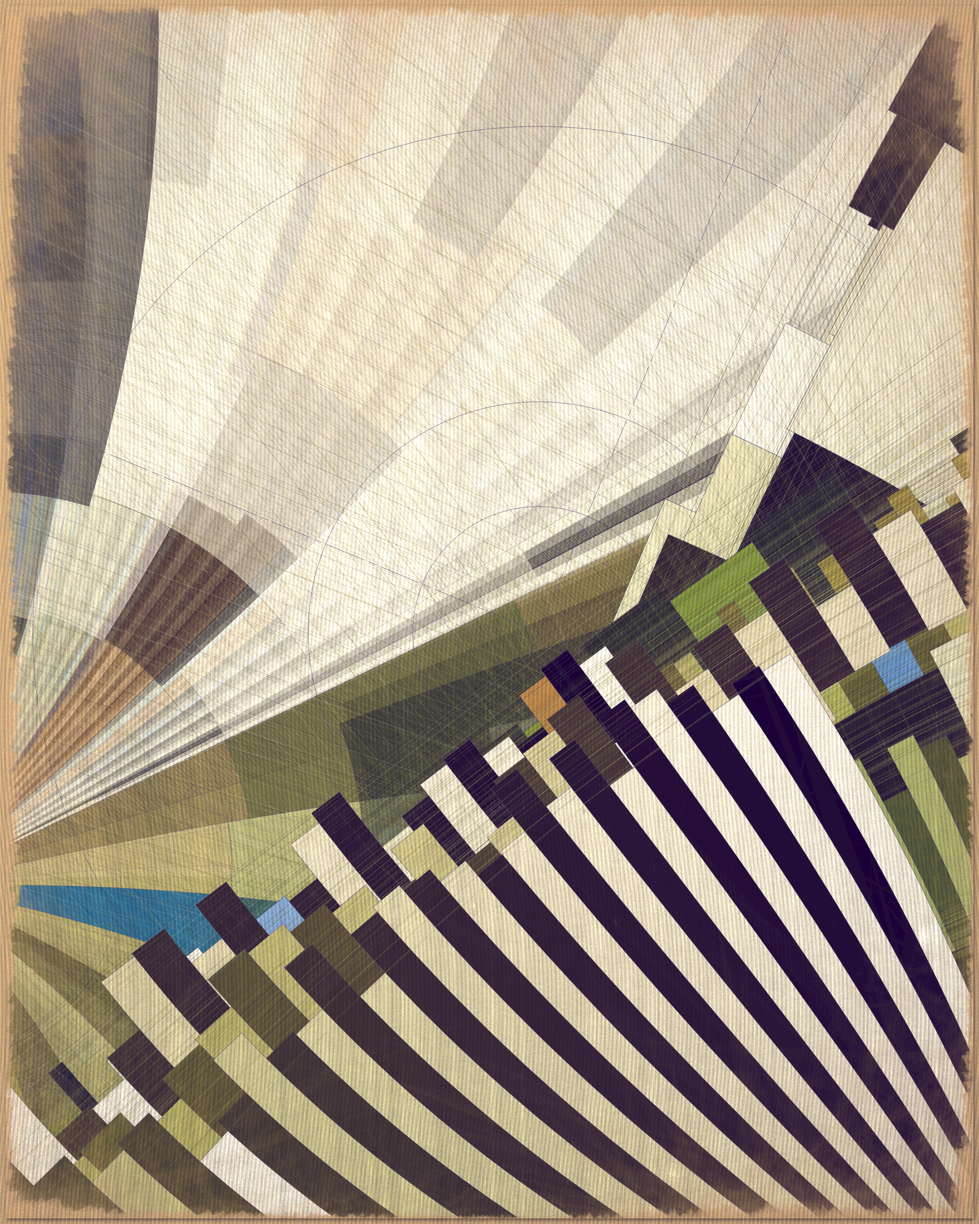 Art Blocks - Art Blocks v2 - Fontana #217 - NFT # 367000217