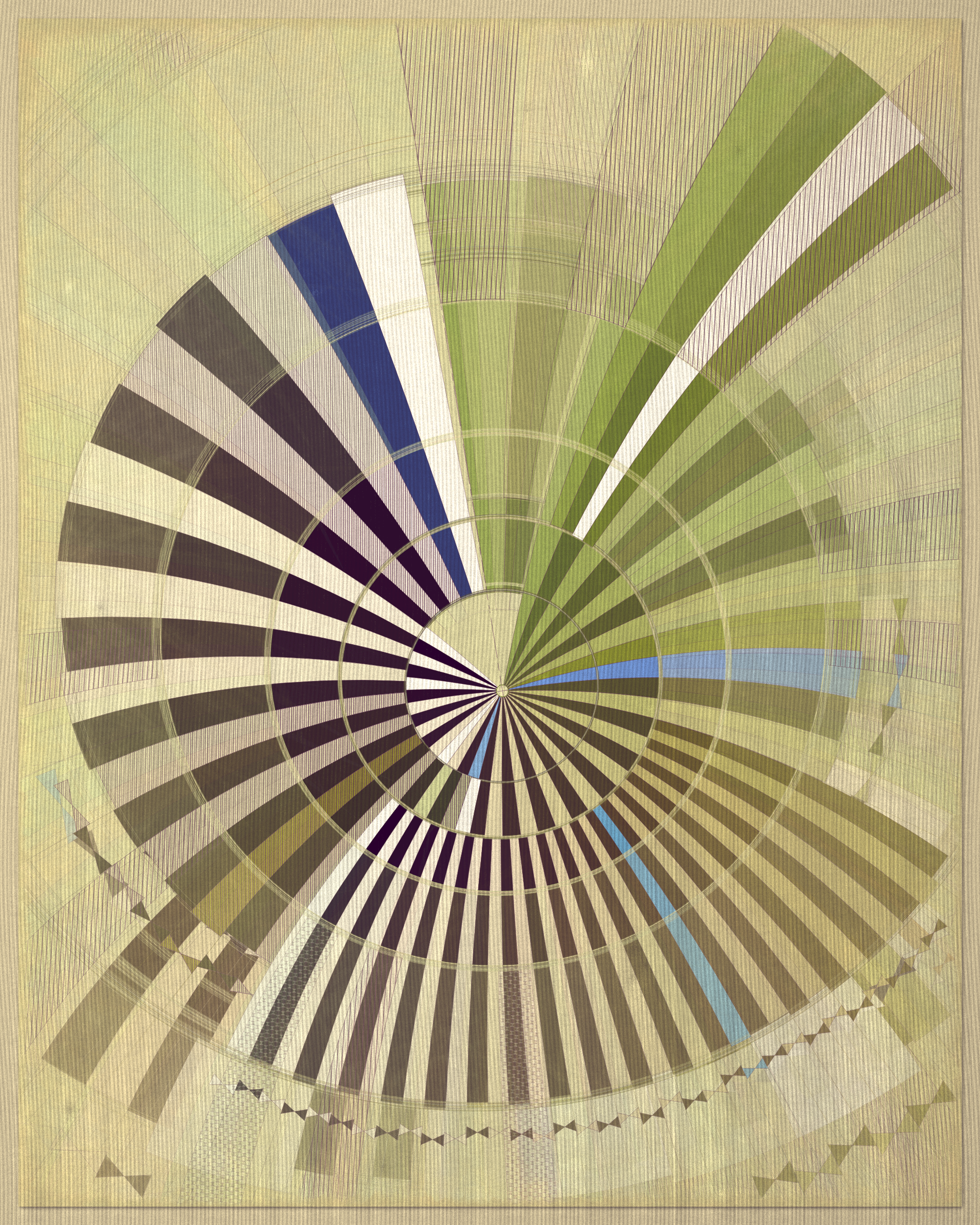 Art Blocks - Art Blocks v2 - Fontana #221 - NFT # 367000221