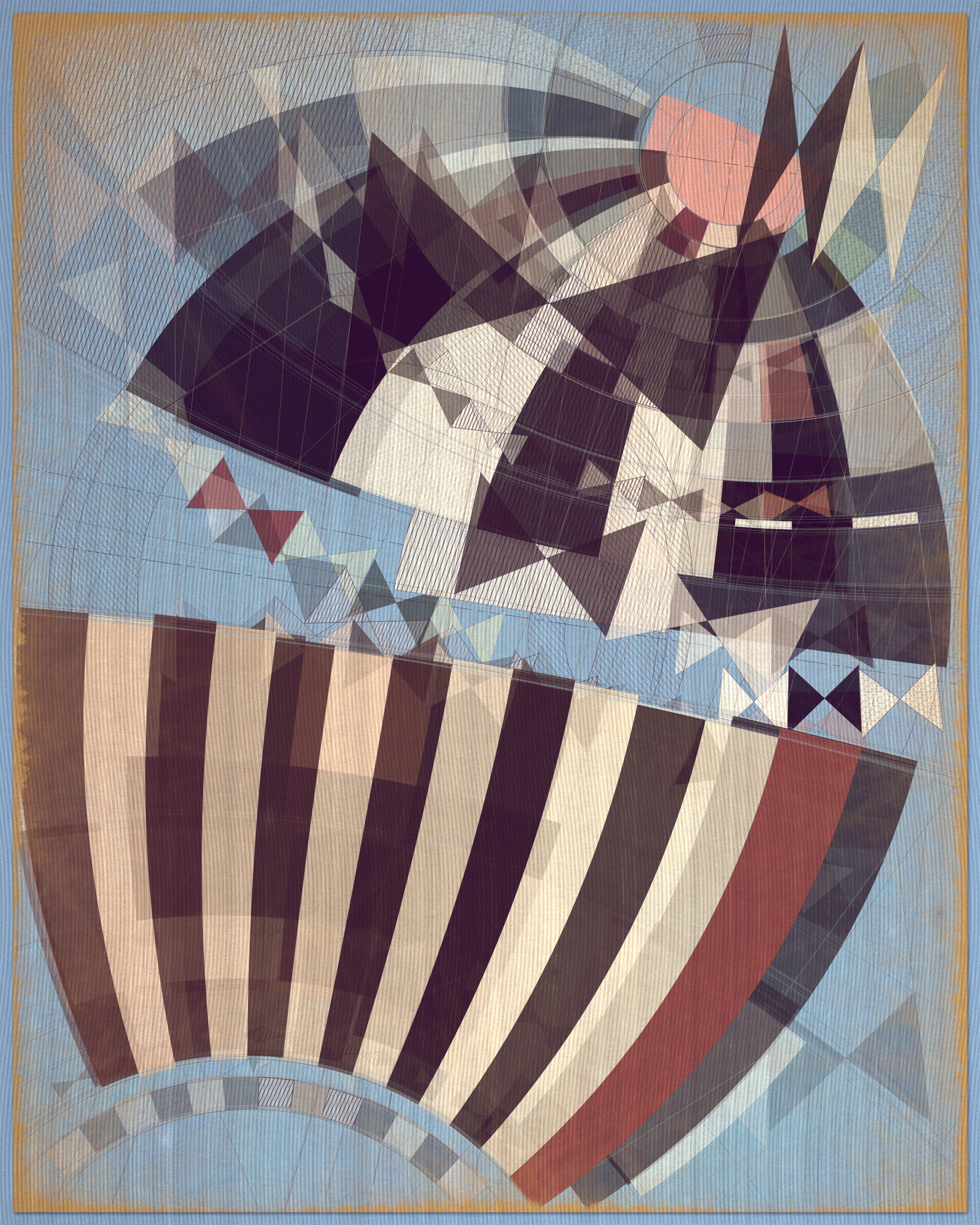 Art Blocks - Art Blocks v2 - Fontana #224 - NFT # 367000224