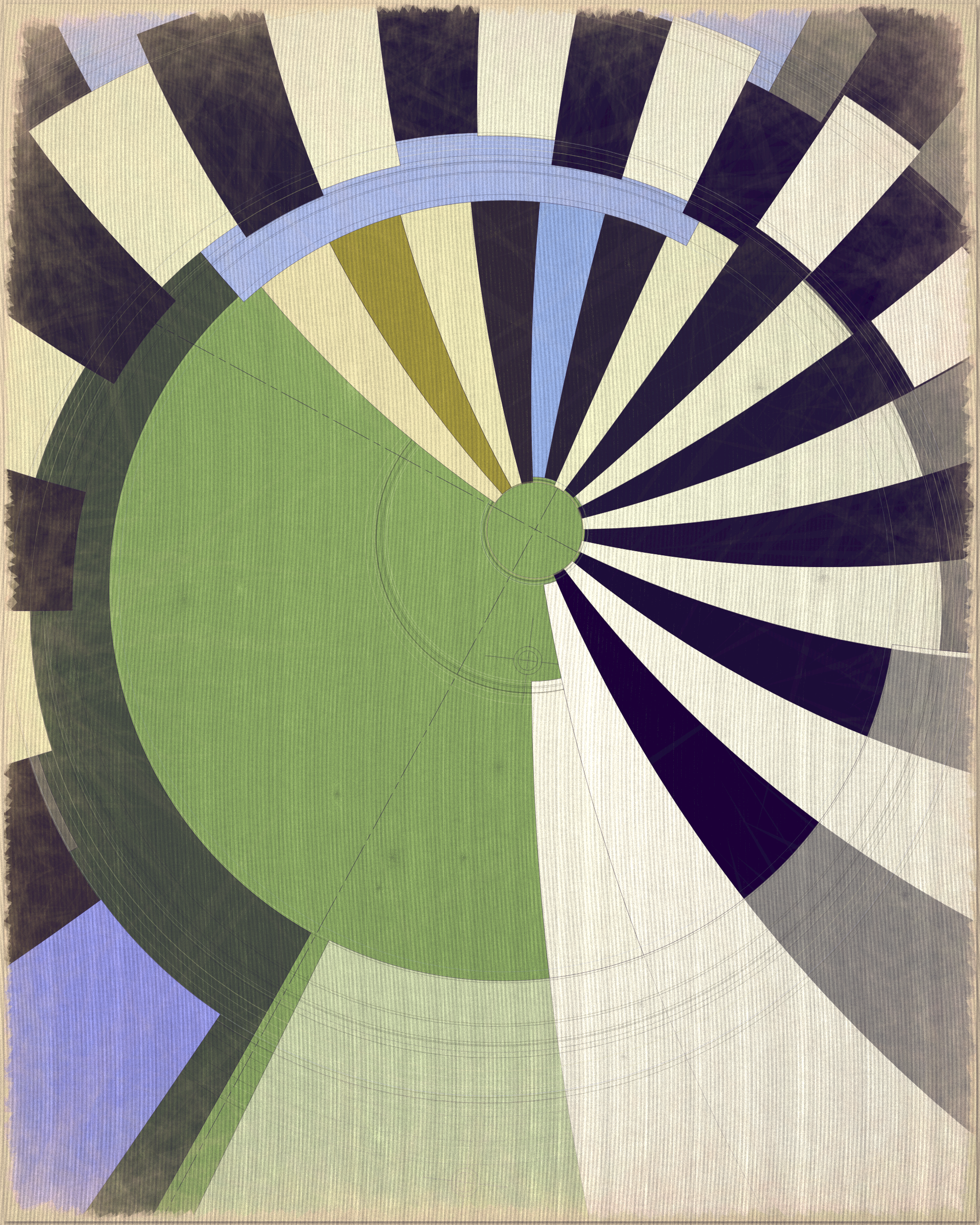 Art Blocks - Art Blocks v2 - Fontana #244 - NFT # 367000244