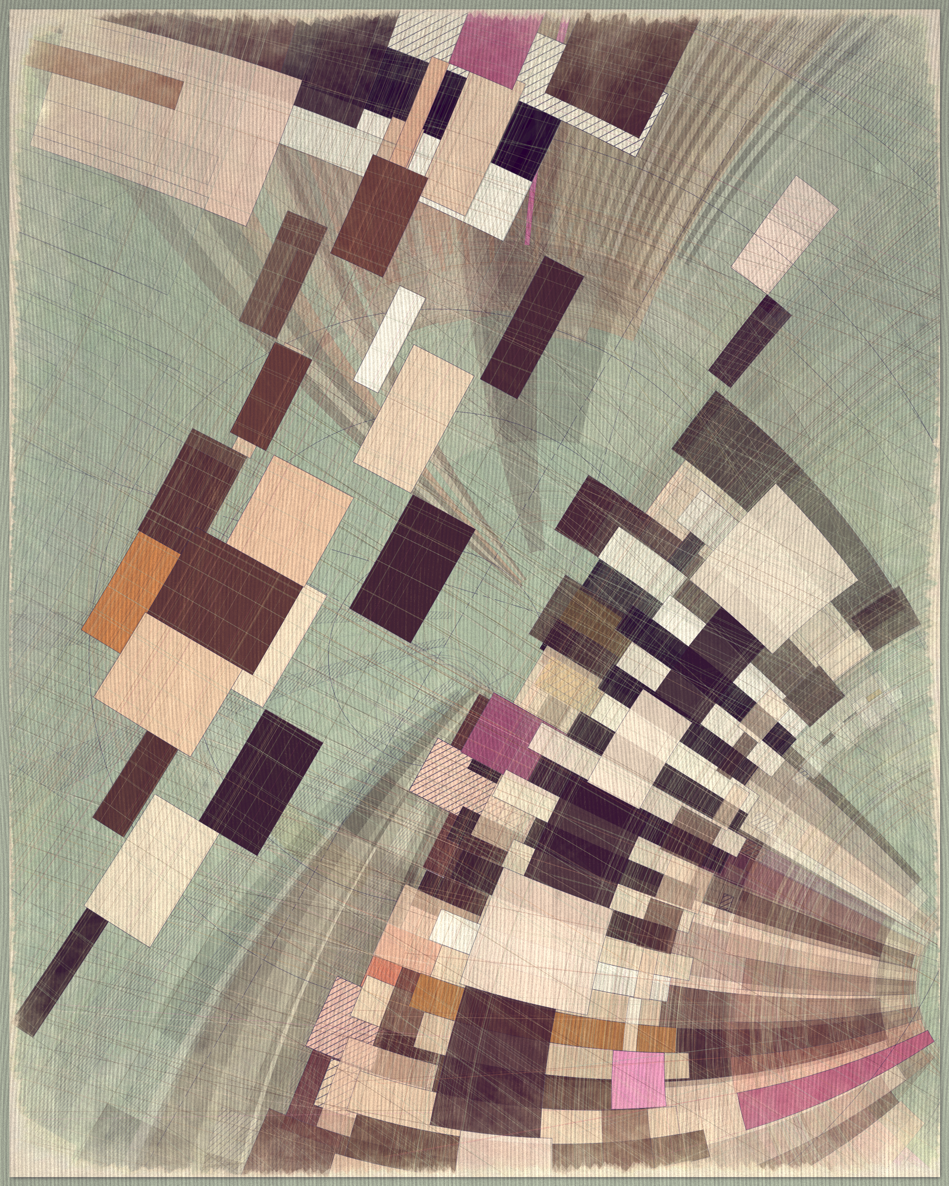 Art Blocks - Art Blocks v2 - Fontana #255 - NFT # 367000255