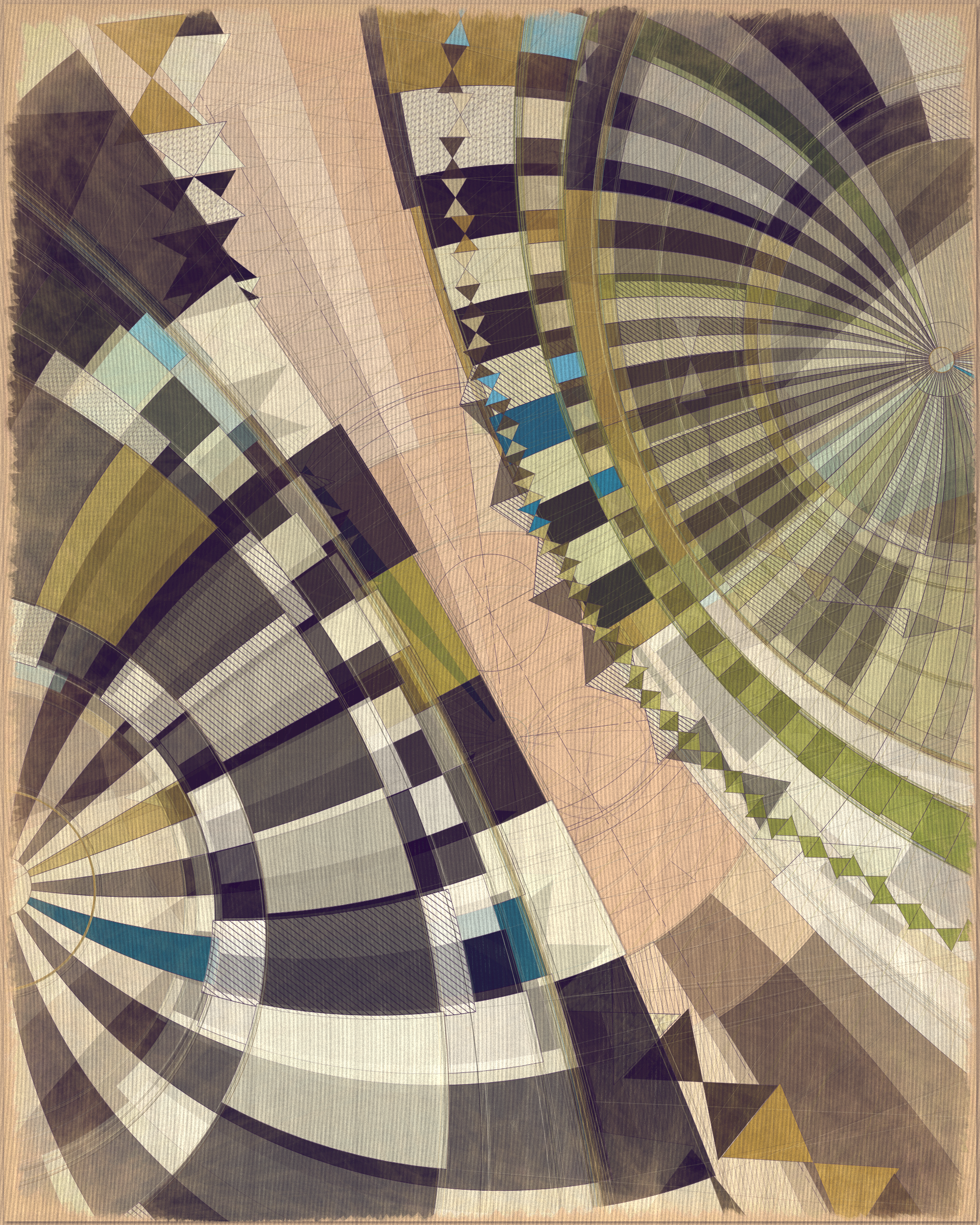 Art Blocks - Art Blocks v2 - Fontana #268 - NFT # 367000268