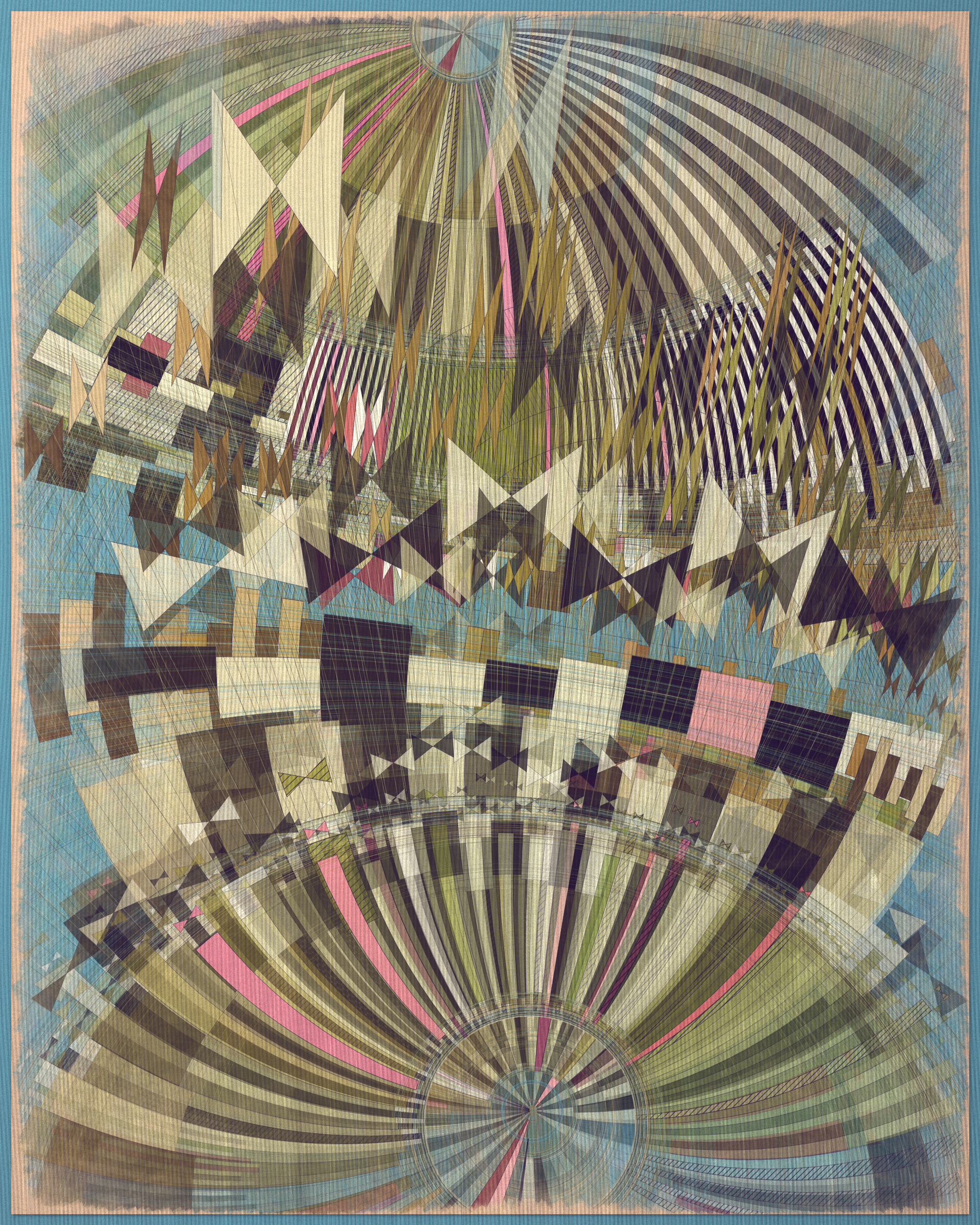 Art Blocks - Art Blocks v2 - Fontana #276 - NFT # 367000276