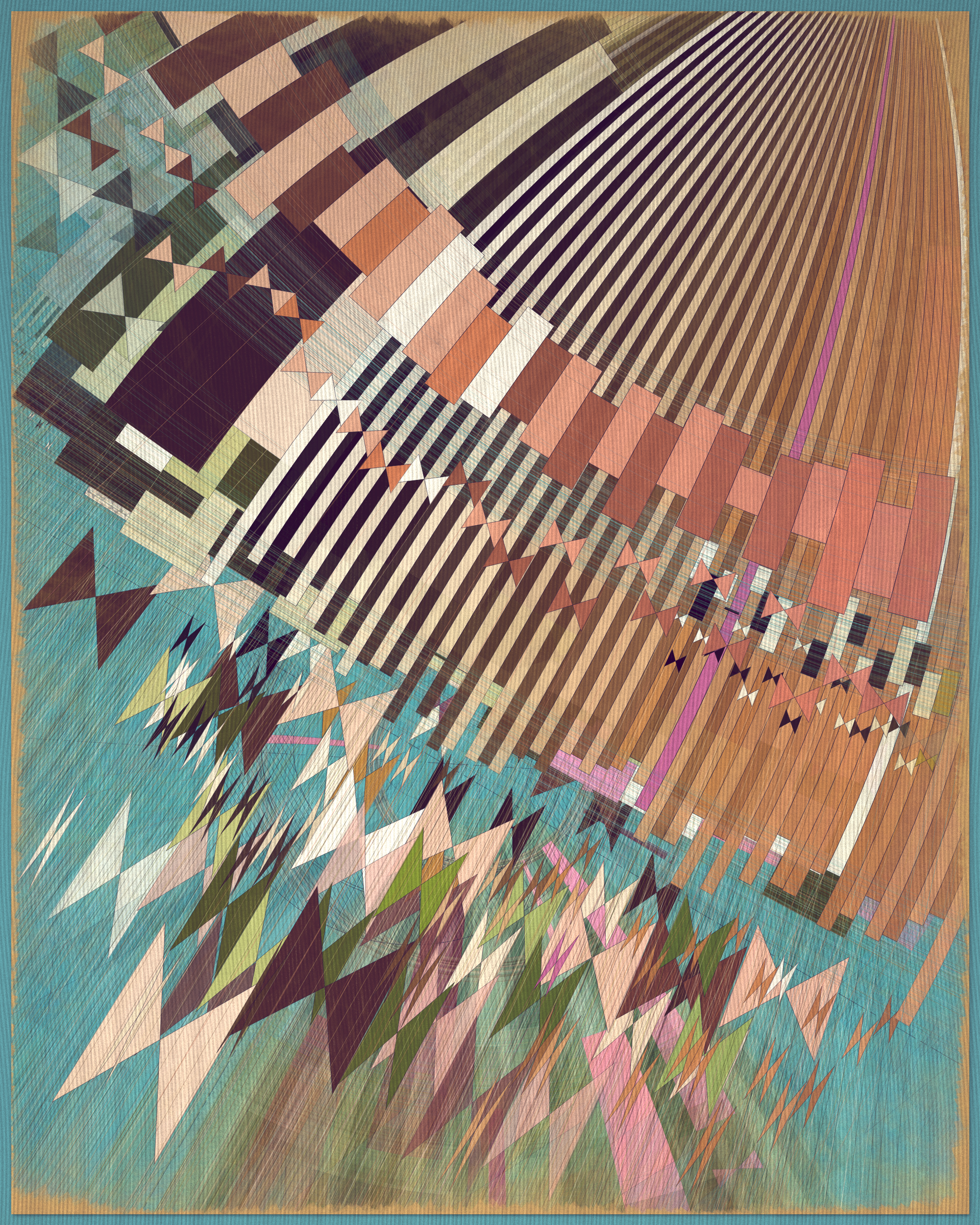 Art Blocks - Art Blocks v2 - Fontana #282 - NFT # 367000282