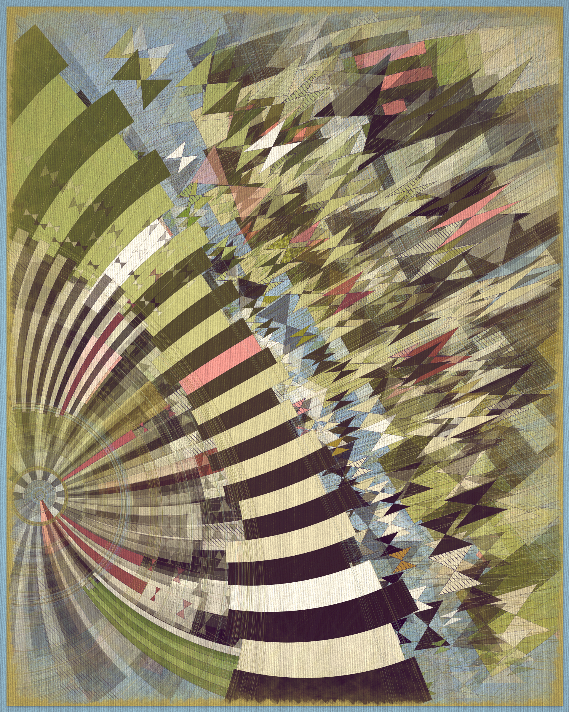 Art Blocks - Art Blocks v2 - Fontana #284 - NFT # 367000284