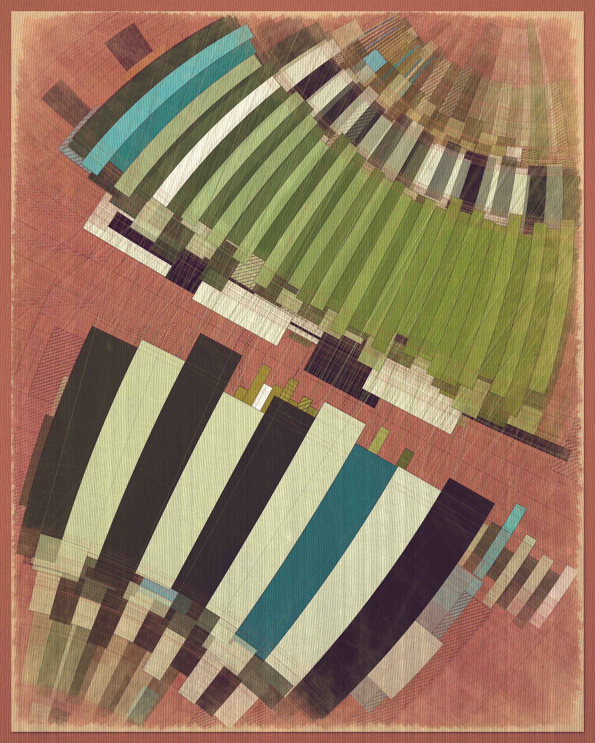 Art Blocks - Art Blocks v2 - Fontana #302 - NFT # 367000302