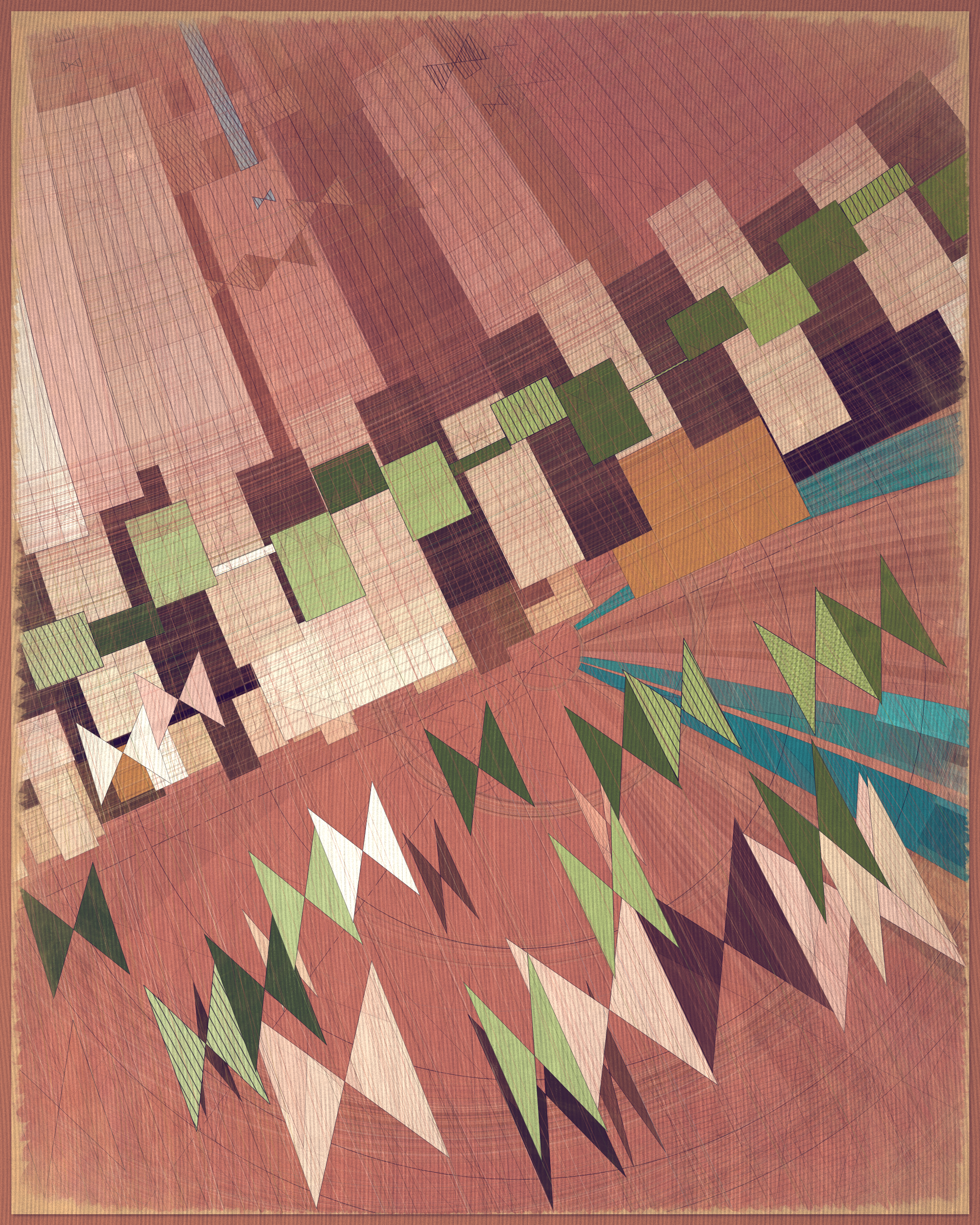 Art Blocks - Art Blocks v2 - Fontana #308 - NFT # 367000308