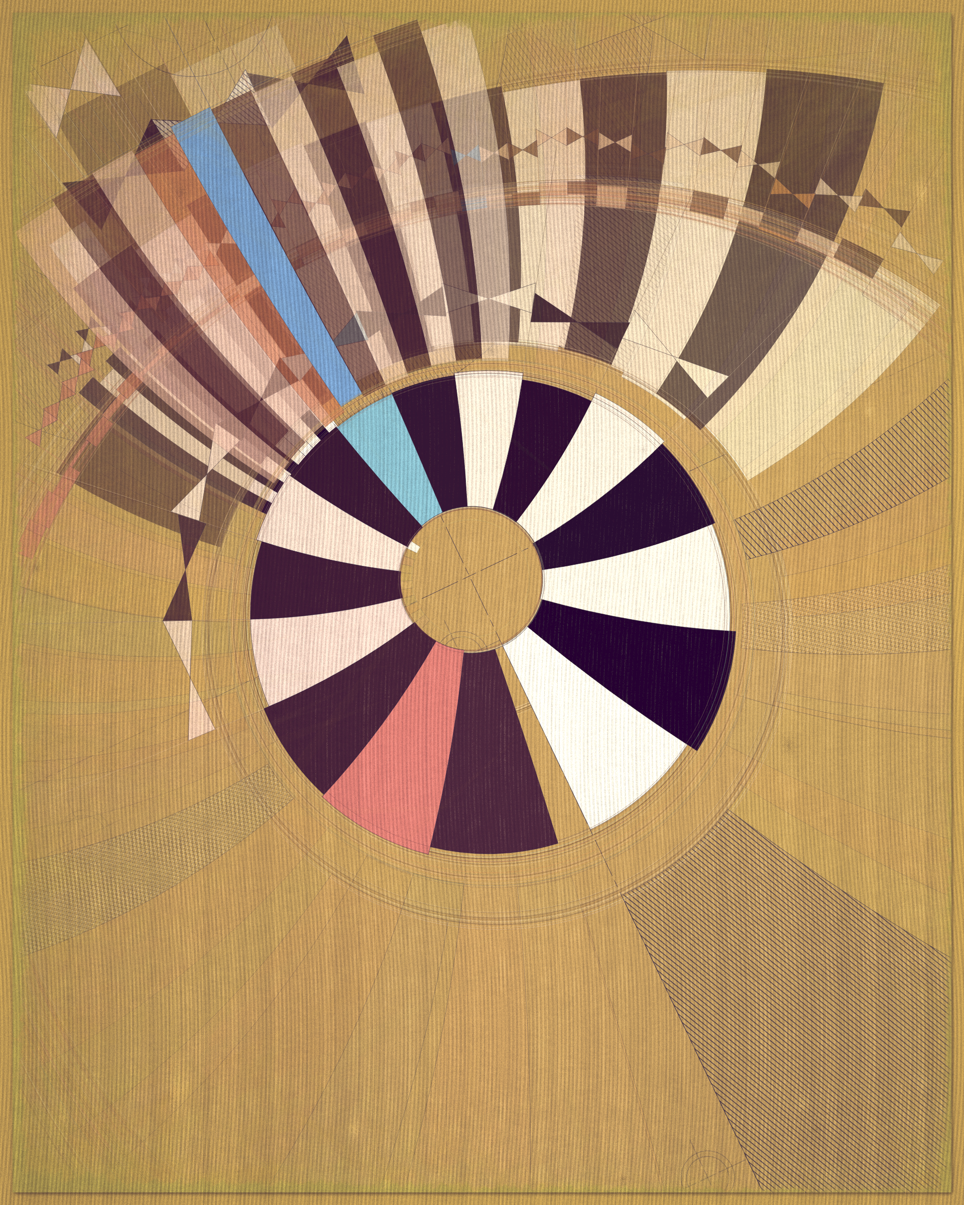 Art Blocks - Art Blocks v2 - Fontana #313 - NFT # 367000313