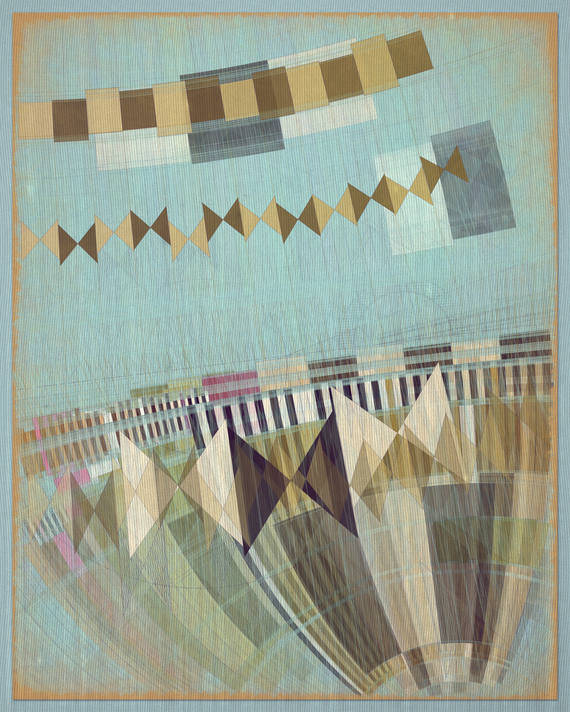 Art Blocks - Art Blocks v2 - Fontana #318 - NFT # 367000318