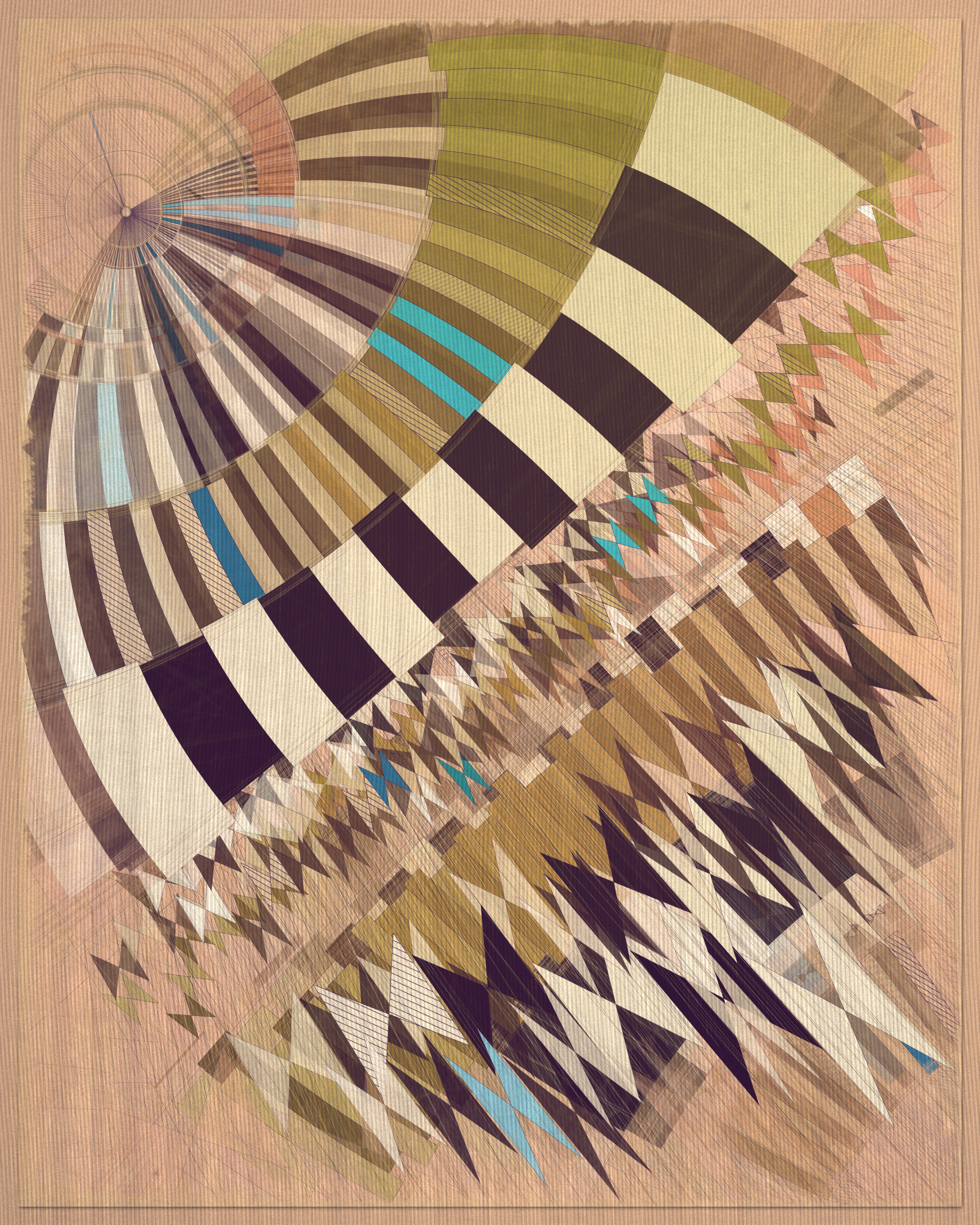 Art Blocks - Art Blocks v2 - Fontana #321 - NFT # 367000321