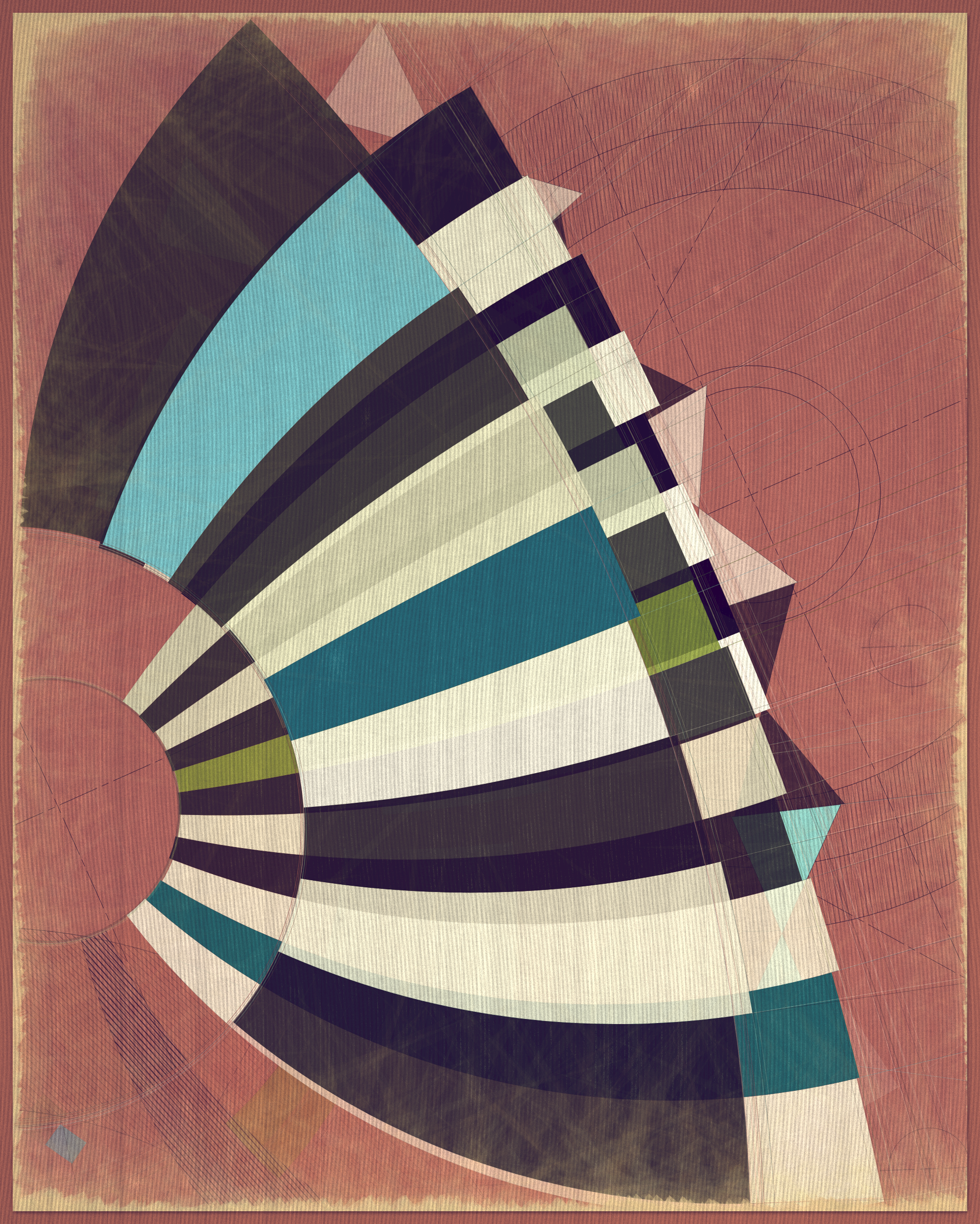 Art Blocks - Art Blocks v2 - Fontana #325 - NFT # 367000325