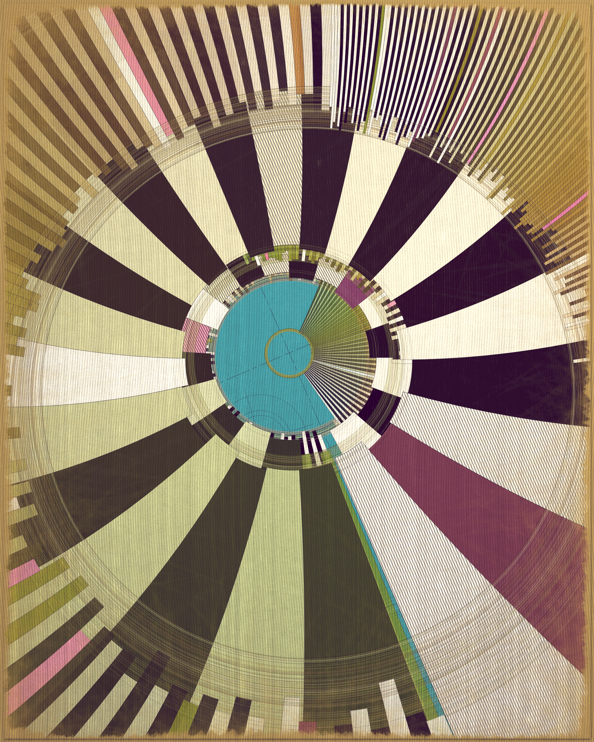 Art Blocks - Art Blocks v2 - Fontana #334 - NFT # 367000334