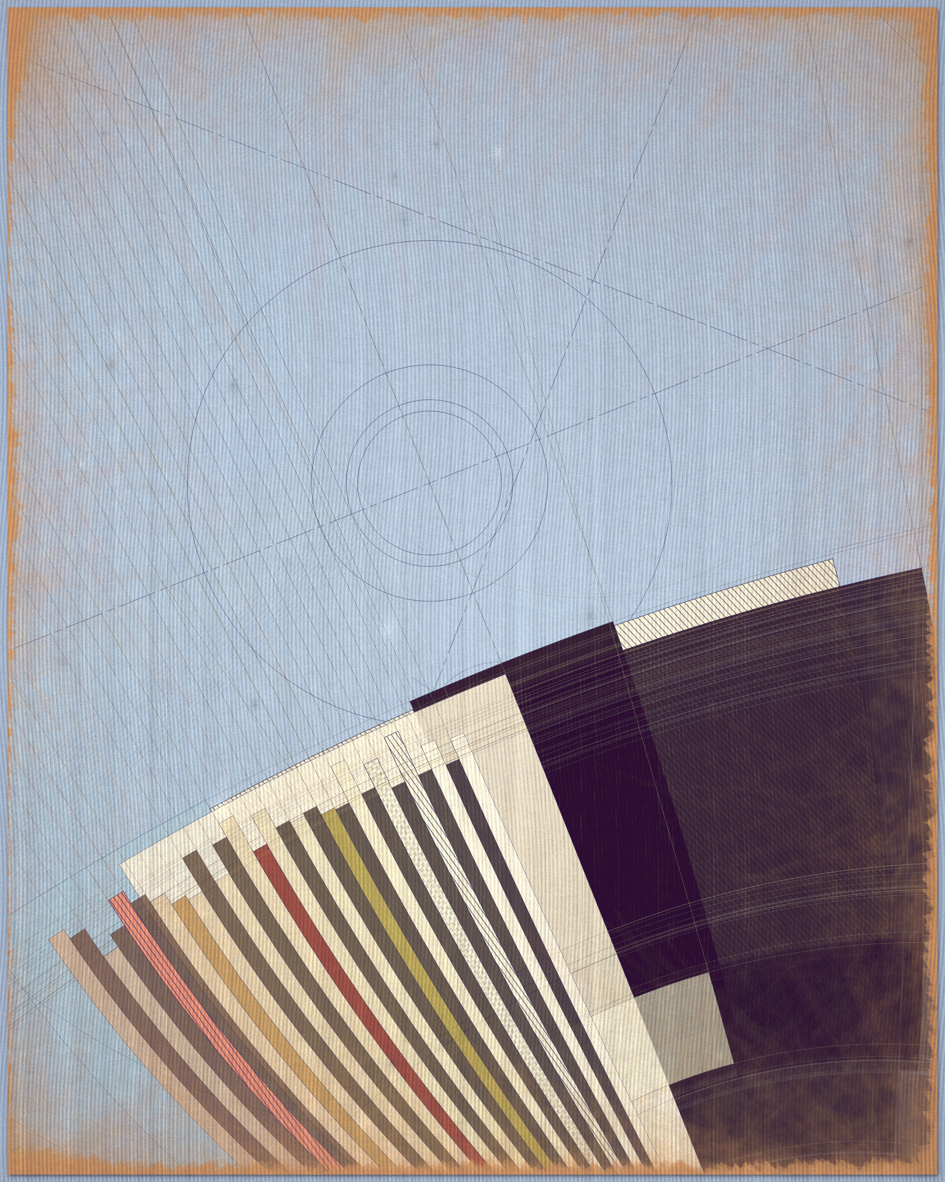 Art Blocks - Art Blocks v2 - Fontana #345 - NFT # 367000345