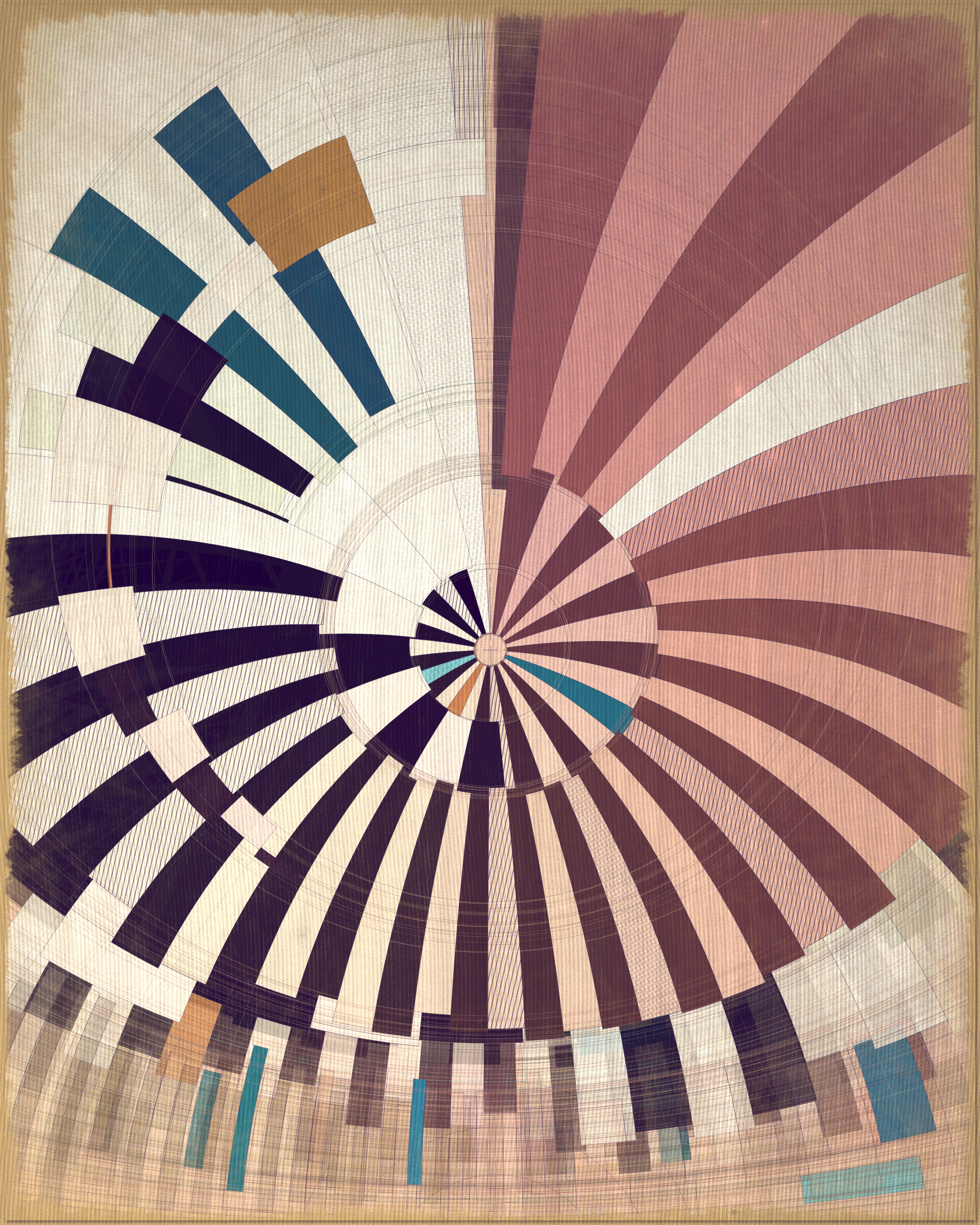 Art Blocks - Art Blocks v2 - Fontana #349 - NFT # 367000349