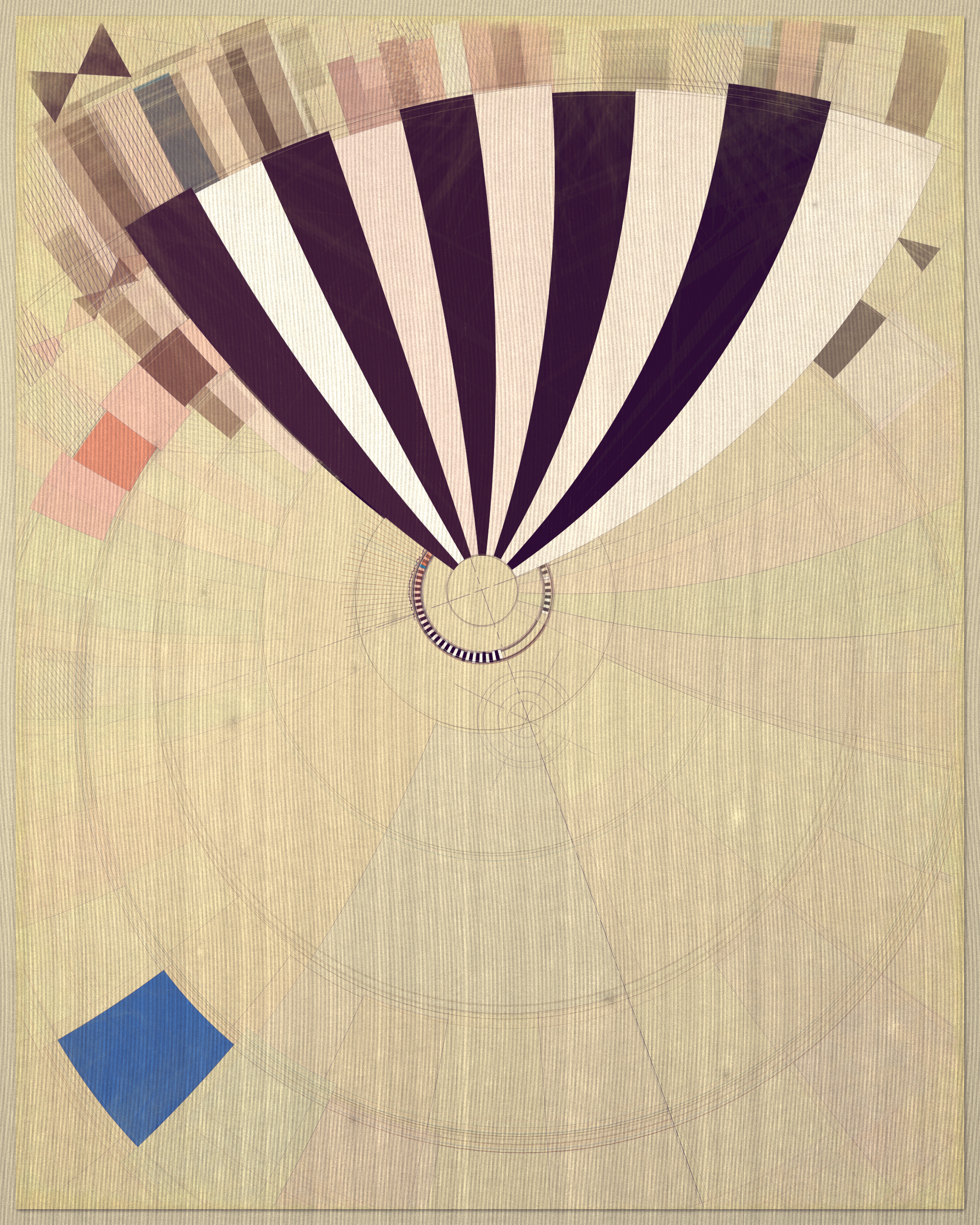 Art Blocks - Art Blocks v2 - Fontana #355 - NFT # 367000355