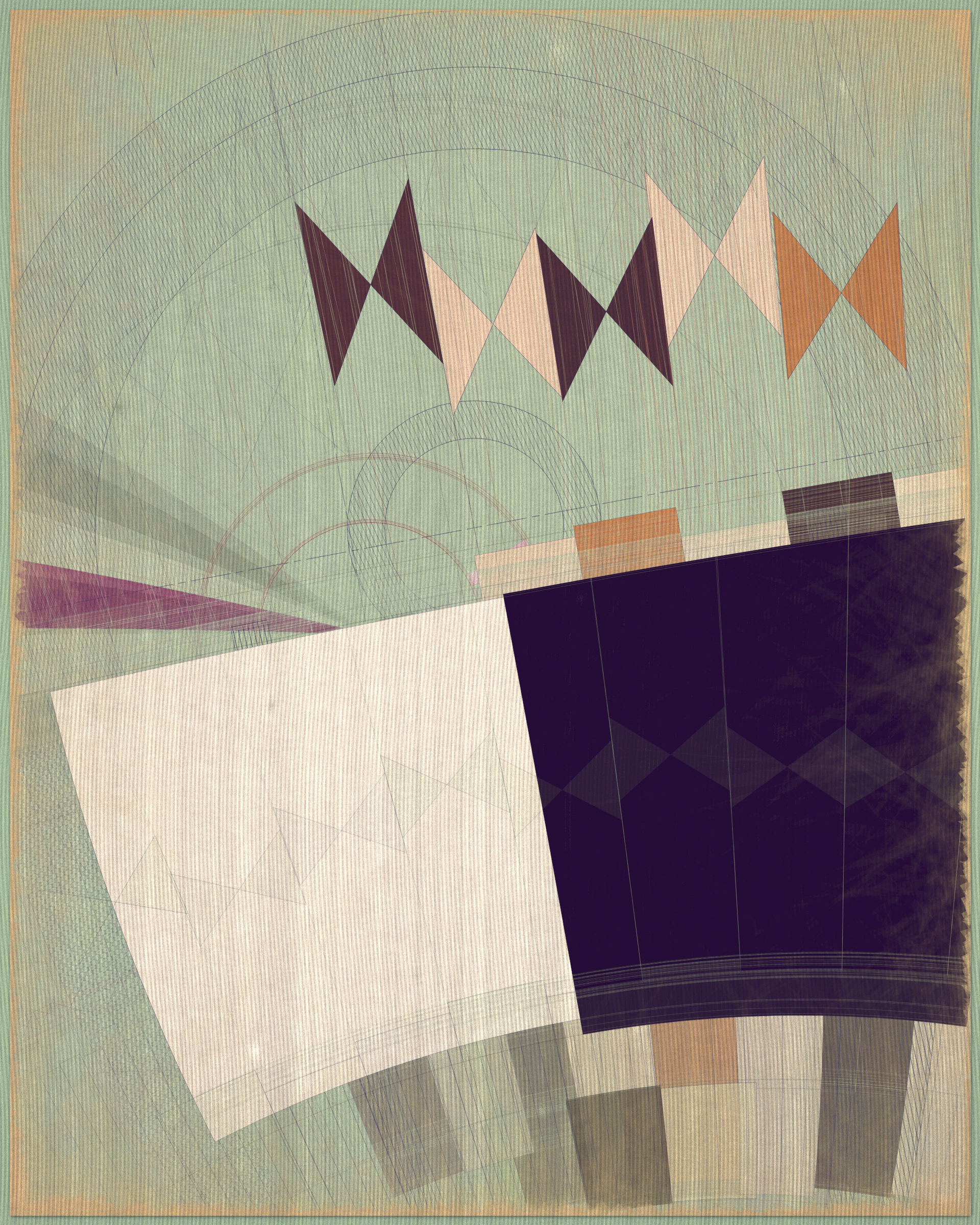 Art Blocks - Art Blocks v2 - Fontana #365 - NFT # 367000365