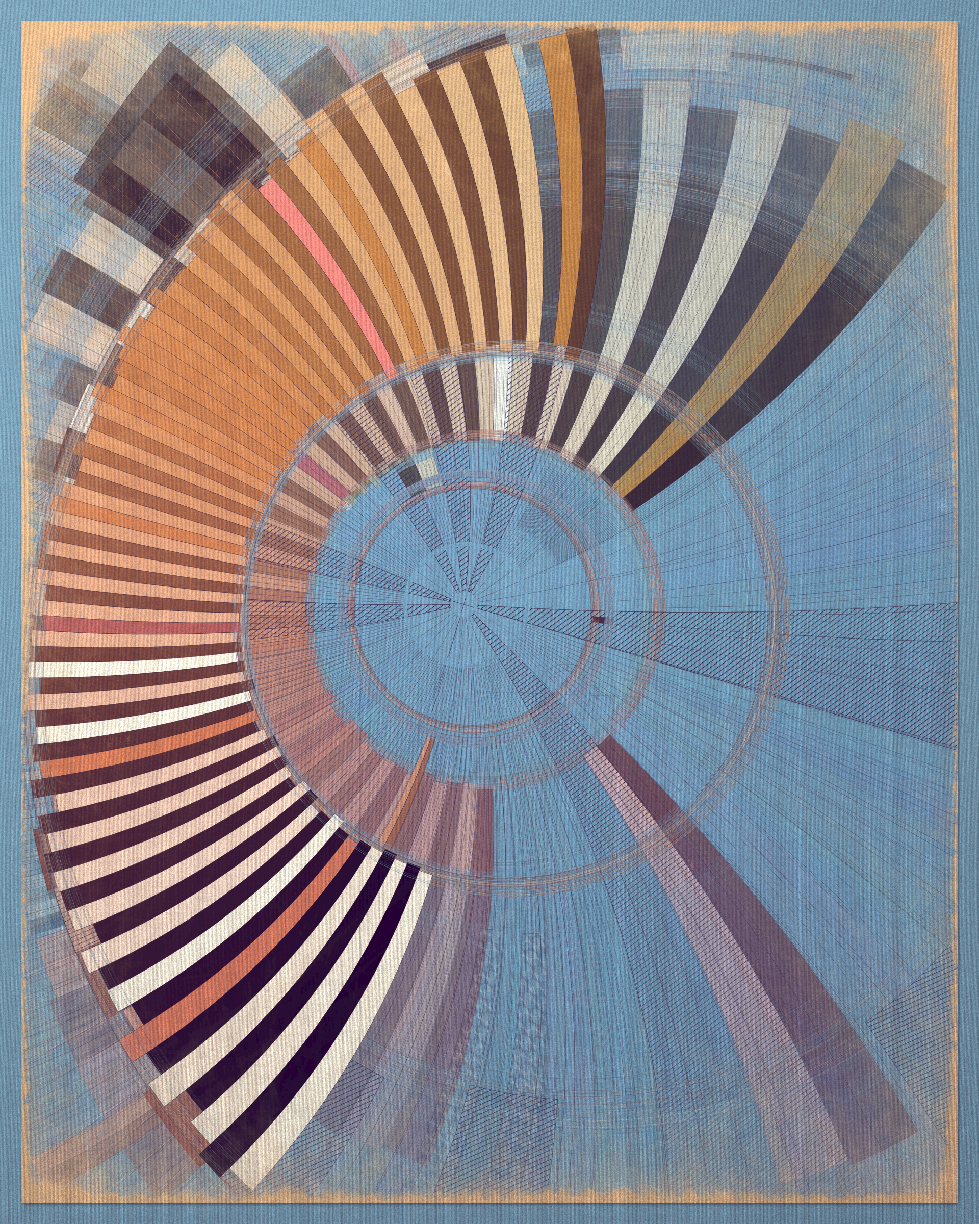 Art Blocks - Art Blocks v2 - Fontana #371 - NFT # 367000371