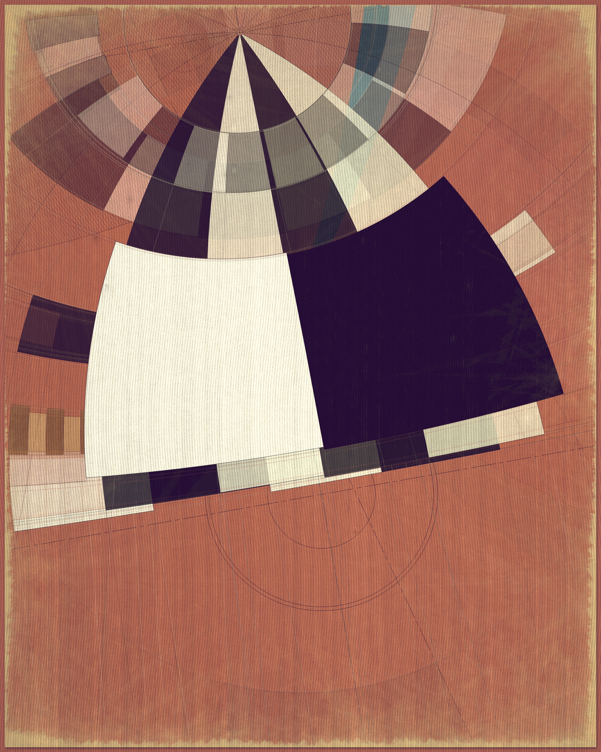 Art Blocks - Art Blocks v2 - Fontana #372 - NFT # 367000372