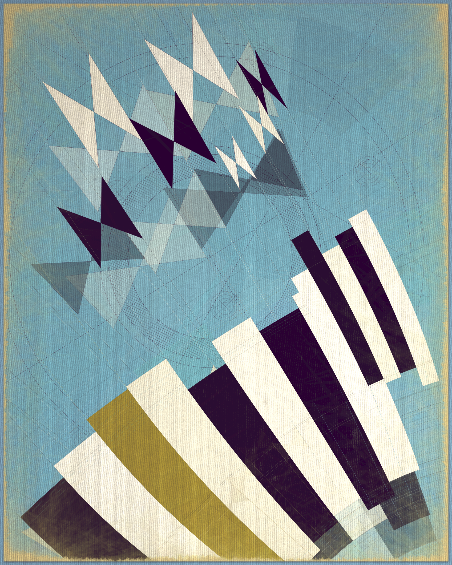 Art Blocks - Art Blocks v2 - Fontana #374 - NFT # 367000374