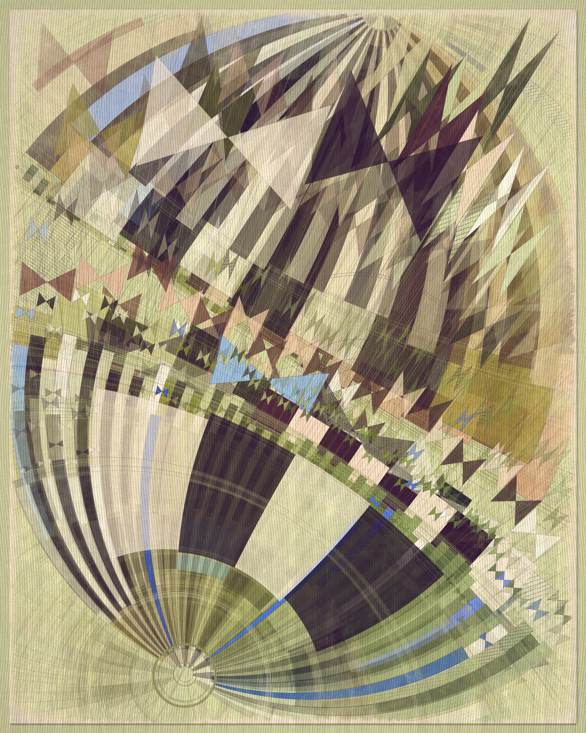 Art Blocks - Art Blocks v2 - Fontana #377 - NFT # 367000377