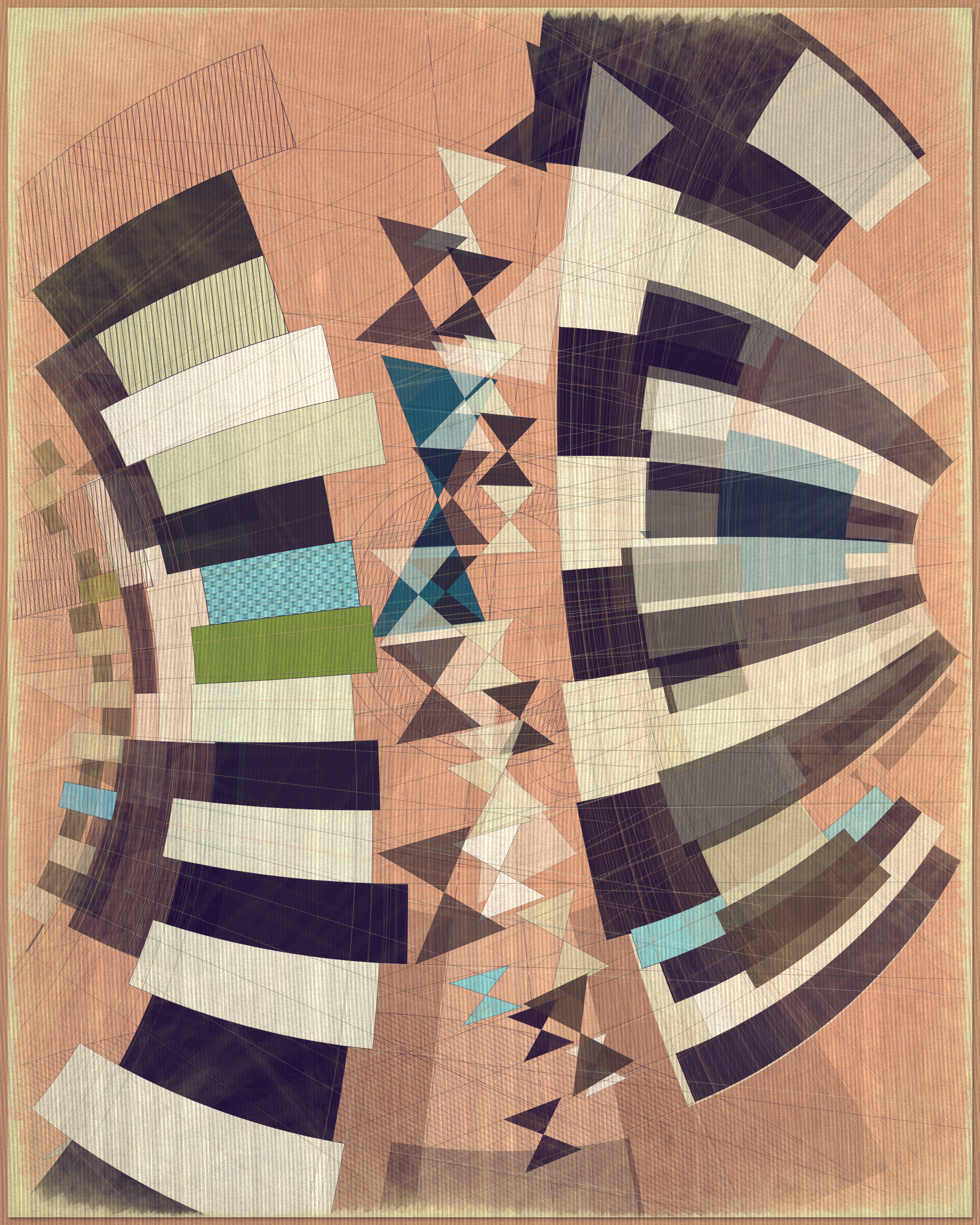 Art Blocks - Art Blocks v2 - Fontana #380 - NFT # 367000380