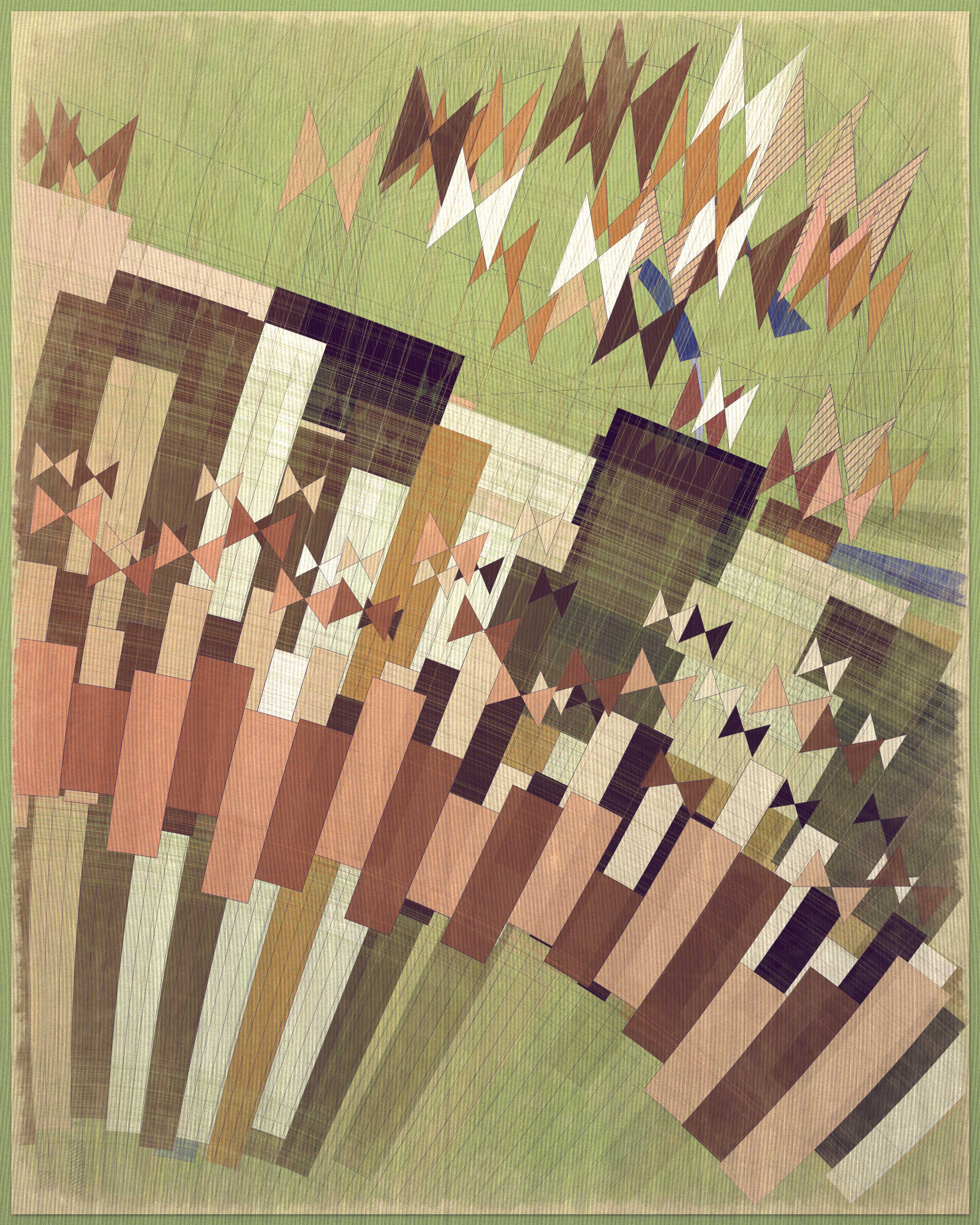 Art Blocks - Art Blocks v2 - Fontana #382 - NFT # 367000382