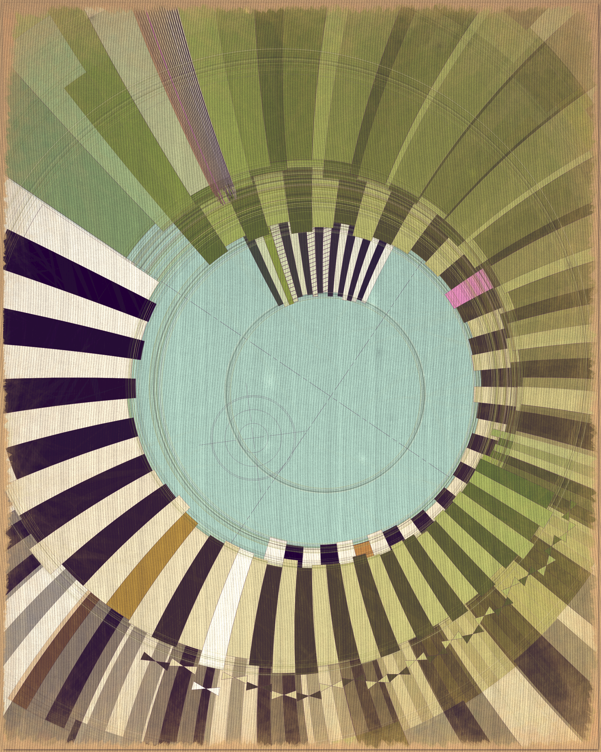 Art Blocks - Art Blocks v2 - Fontana #385 - NFT # 367000385