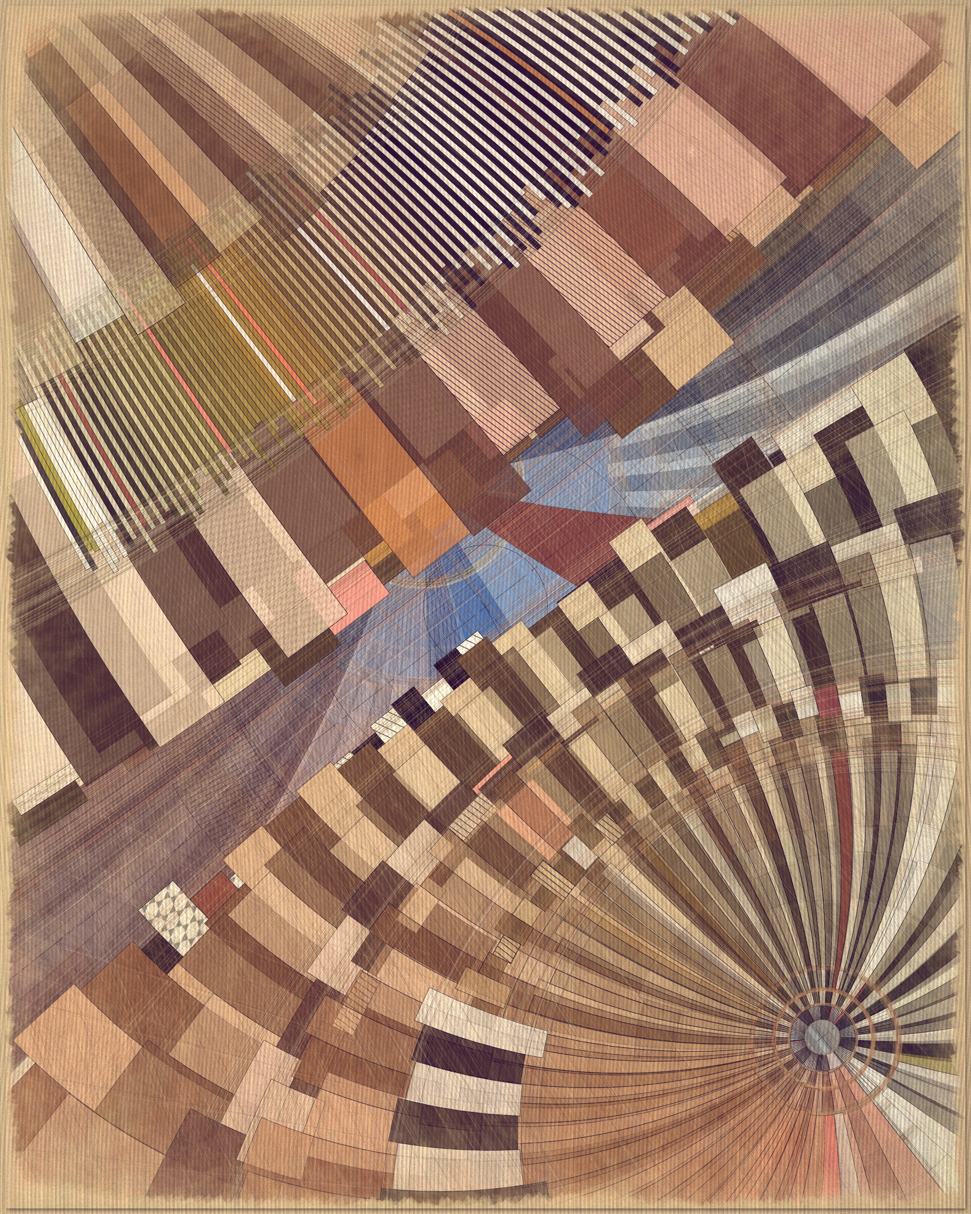 Art Blocks - Art Blocks v2 - Fontana #393 - NFT # 367000393