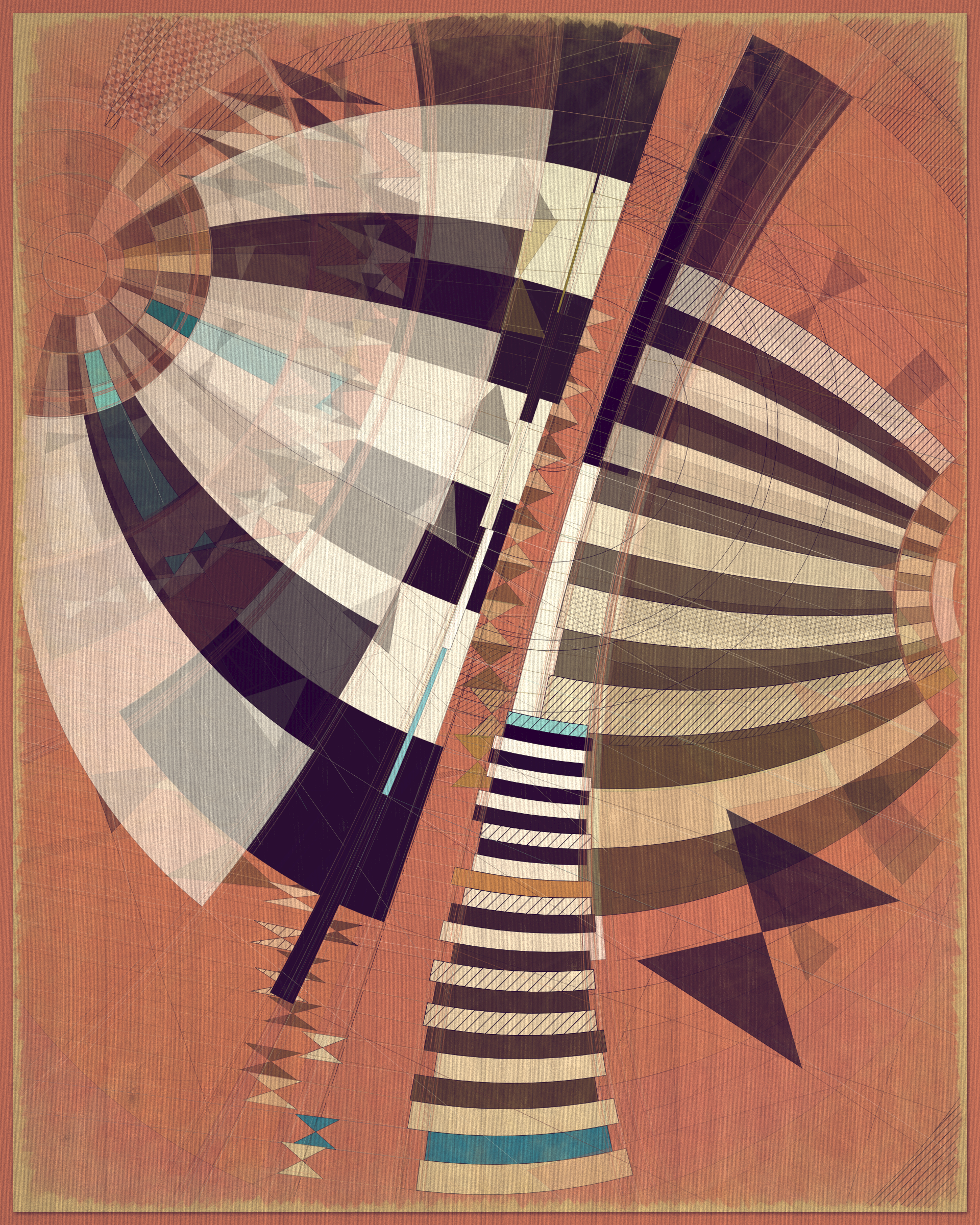 Art Blocks - Art Blocks v2 - Fontana #398 - NFT # 367000398