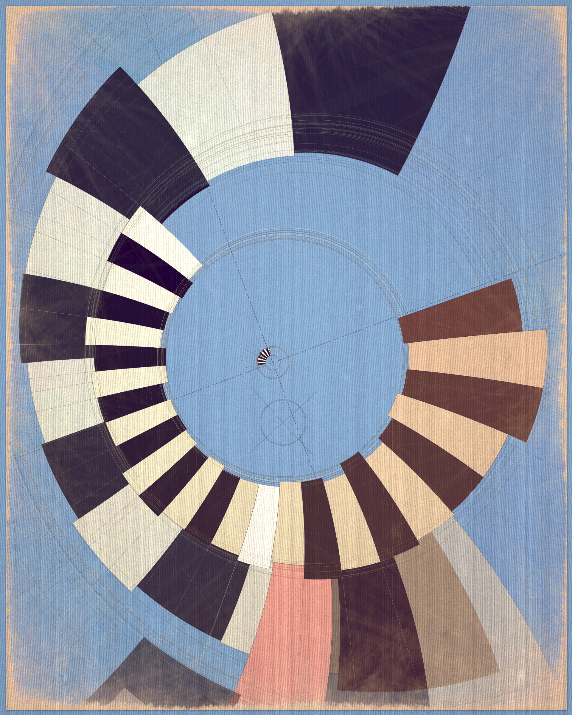 Art Blocks - Art Blocks v2 - Fontana #419 - NFT # 367000419