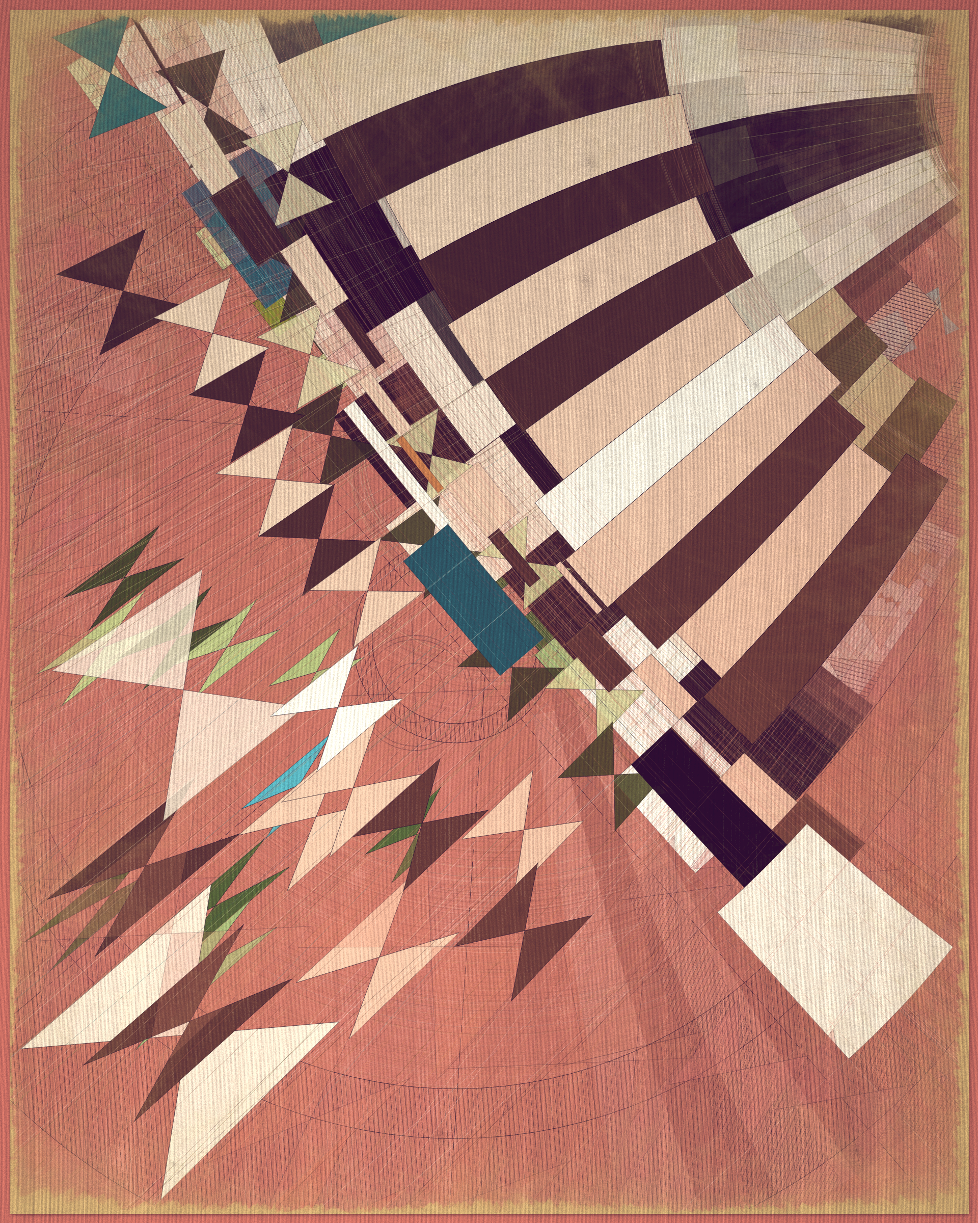 Art Blocks - Art Blocks v2 - Fontana #422 - NFT # 367000422