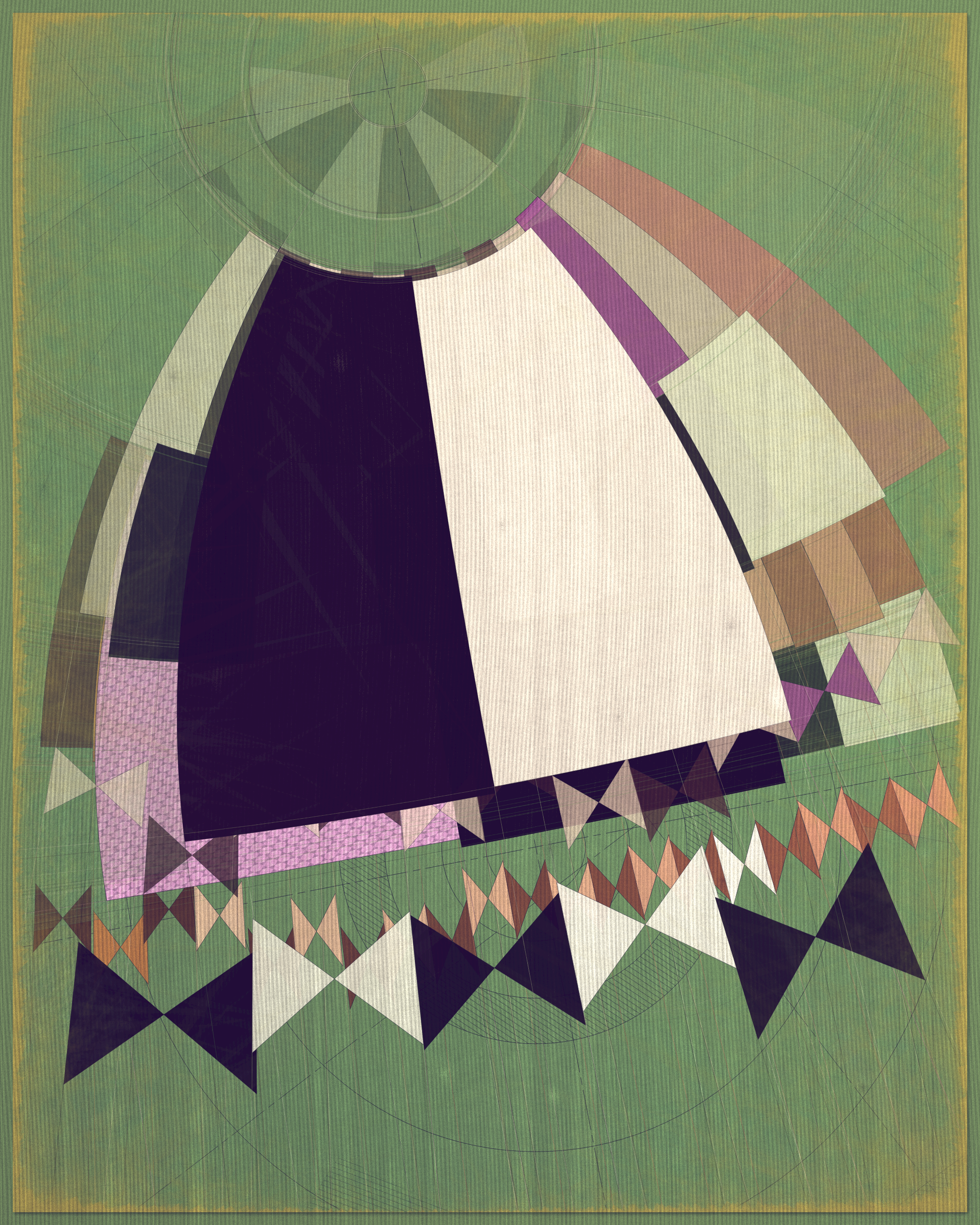 Art Blocks - Art Blocks v2 - Fontana #423 - NFT # 367000423