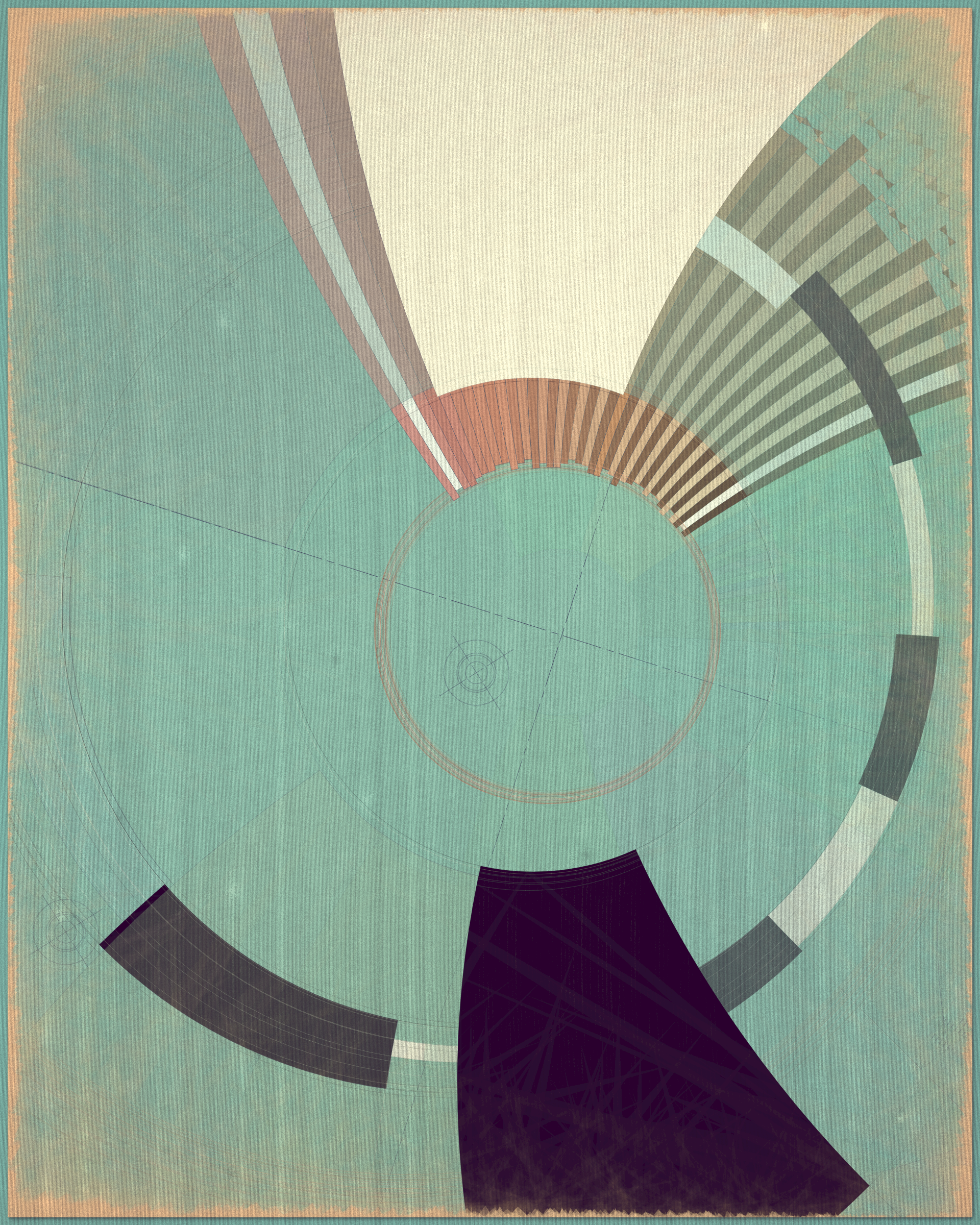 Art Blocks - Art Blocks v2 - Fontana #425 - NFT # 367000425