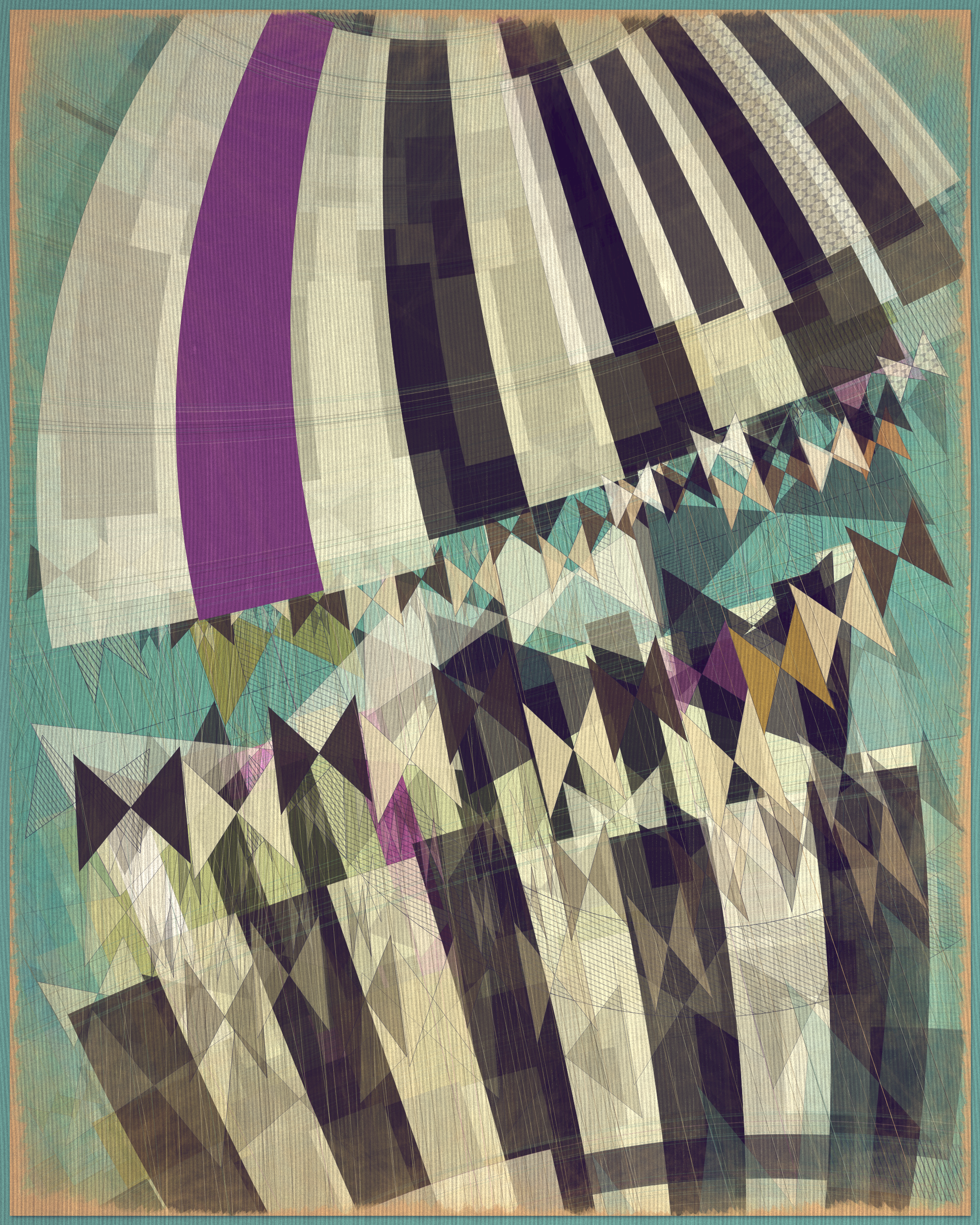 Art Blocks - Art Blocks v2 - Fontana #428 - NFT # 367000428