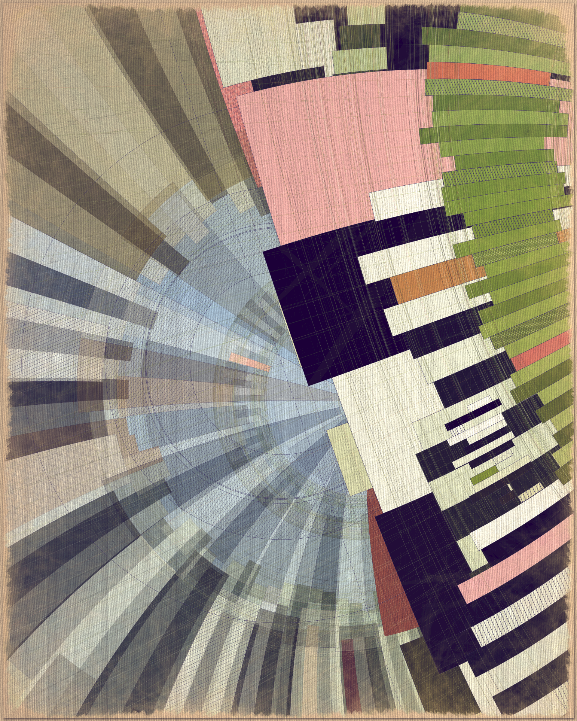 Art Blocks - Art Blocks v2 - Fontana #443 - NFT # 367000443