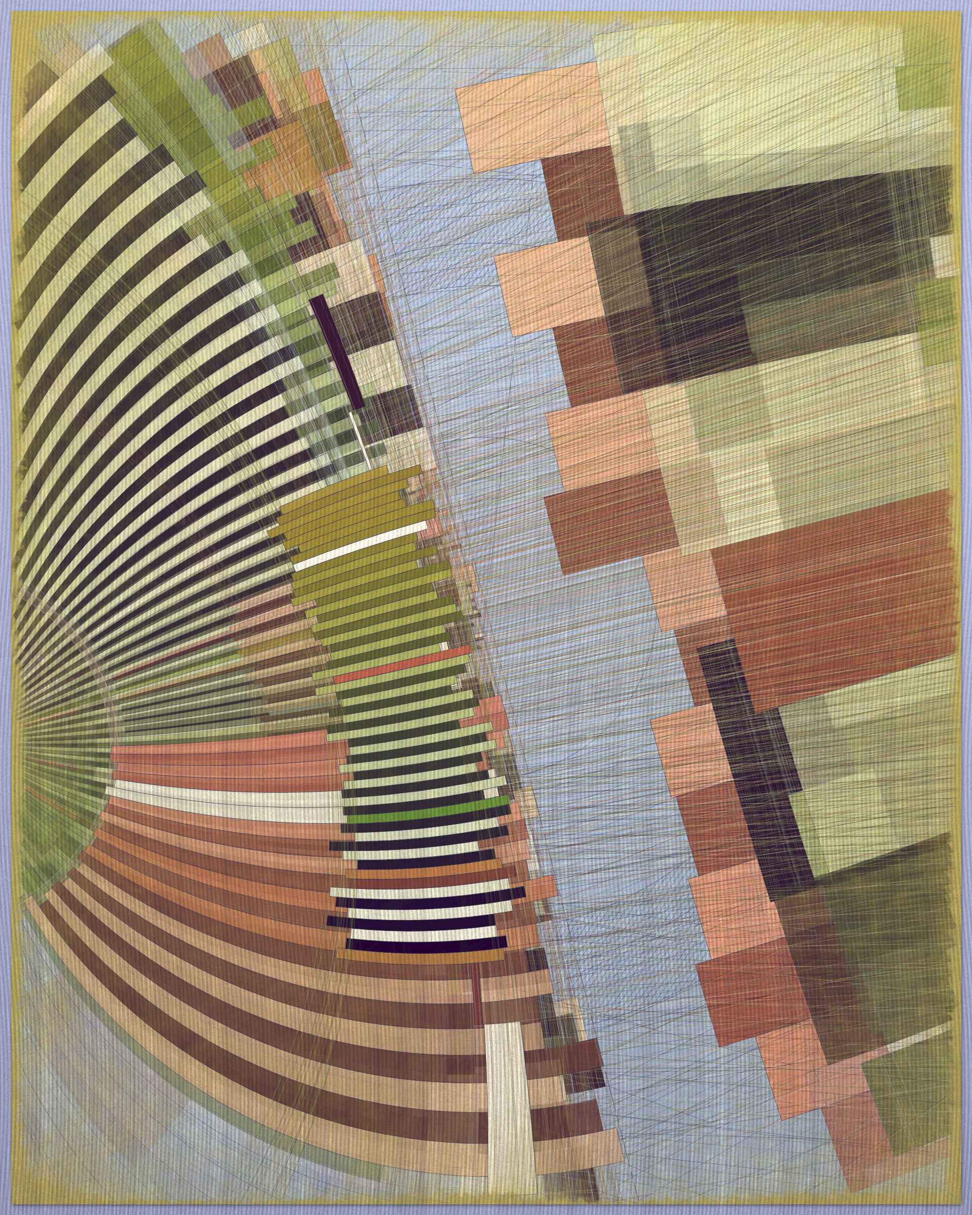 Art Blocks - Art Blocks v2 - Fontana #445 - NFT # 367000445