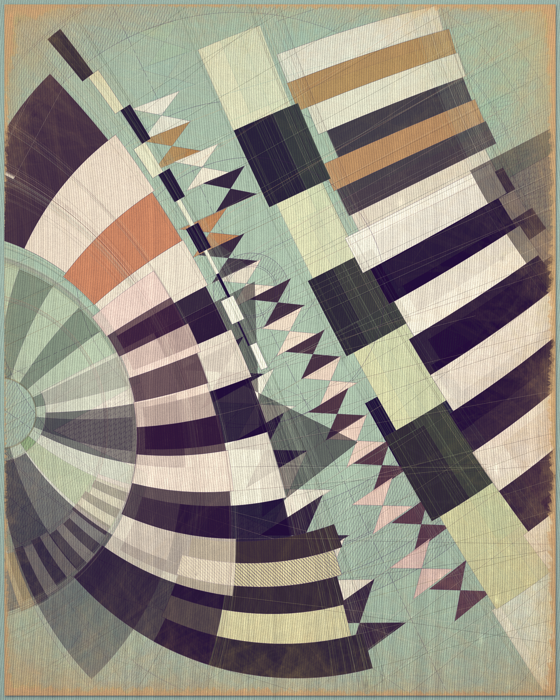 Art Blocks - Art Blocks v2 - Fontana #447 - NFT # 367000447