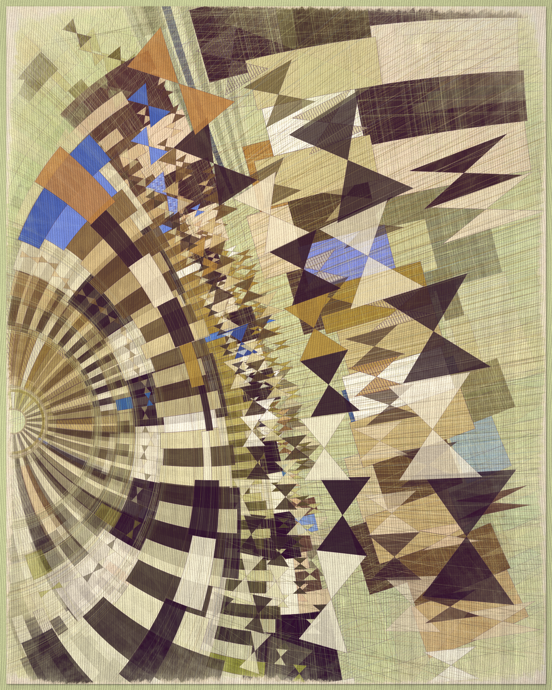 Art Blocks - Art Blocks v2 - Fontana #448 - NFT # 367000448