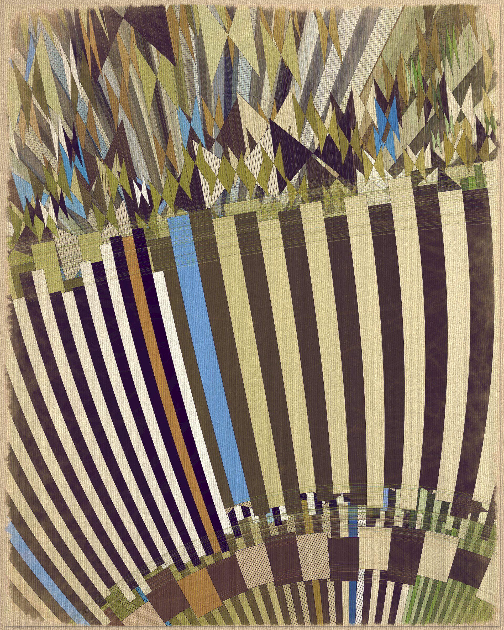 Art Blocks - Art Blocks v2 - Fontana #464 - NFT # 367000464