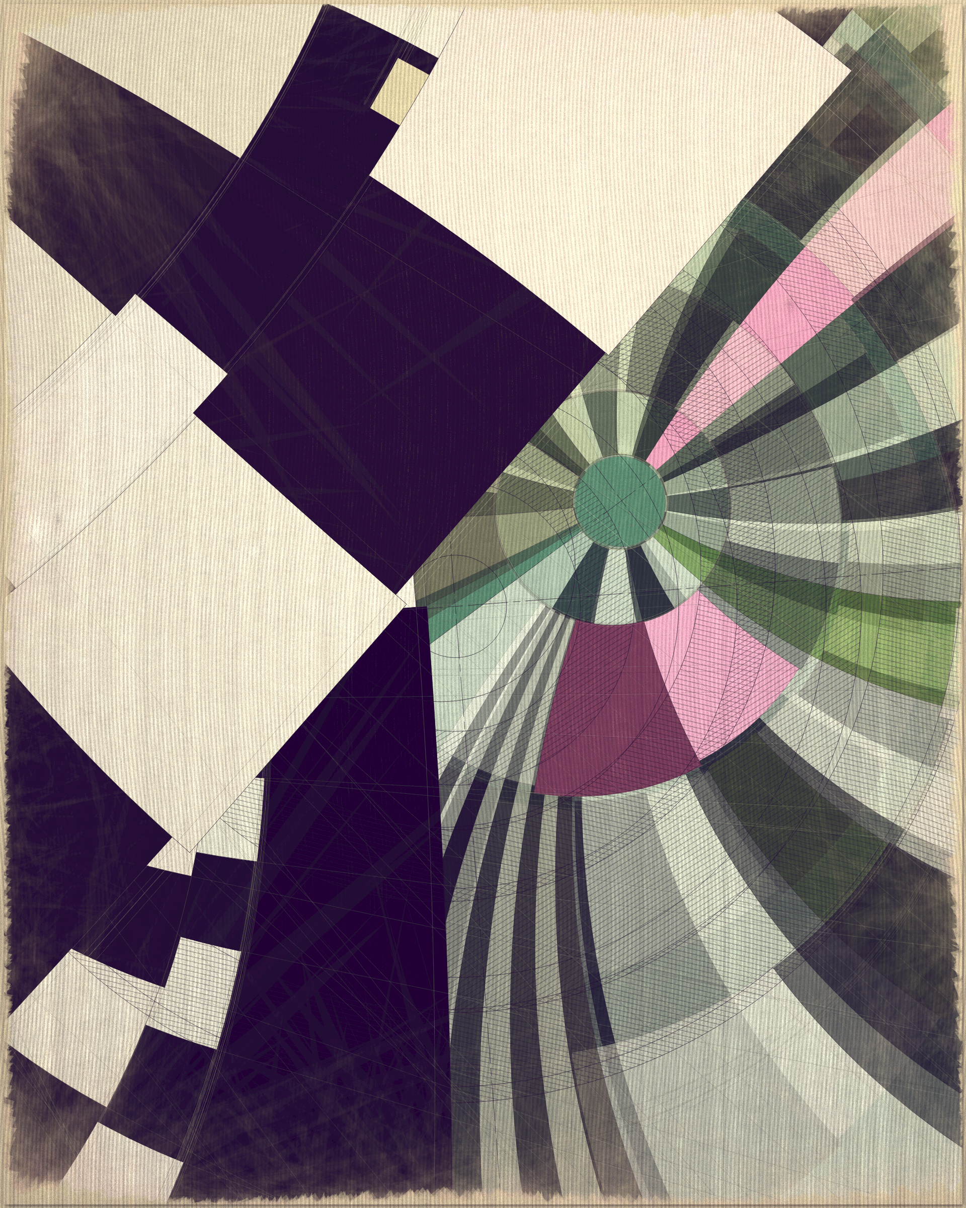 Art Blocks - Art Blocks v2 - Fontana #465 - NFT # 367000465