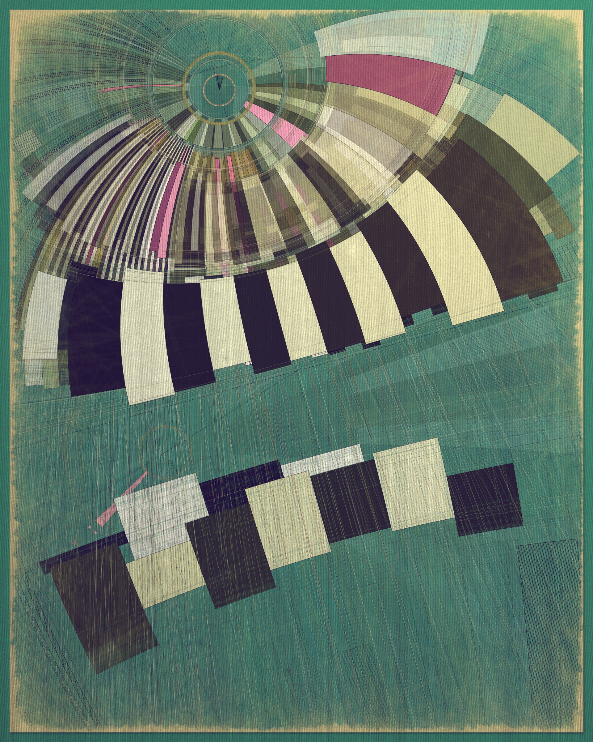 Art Blocks - Art Blocks v2 - Fontana #474 - NFT # 367000474