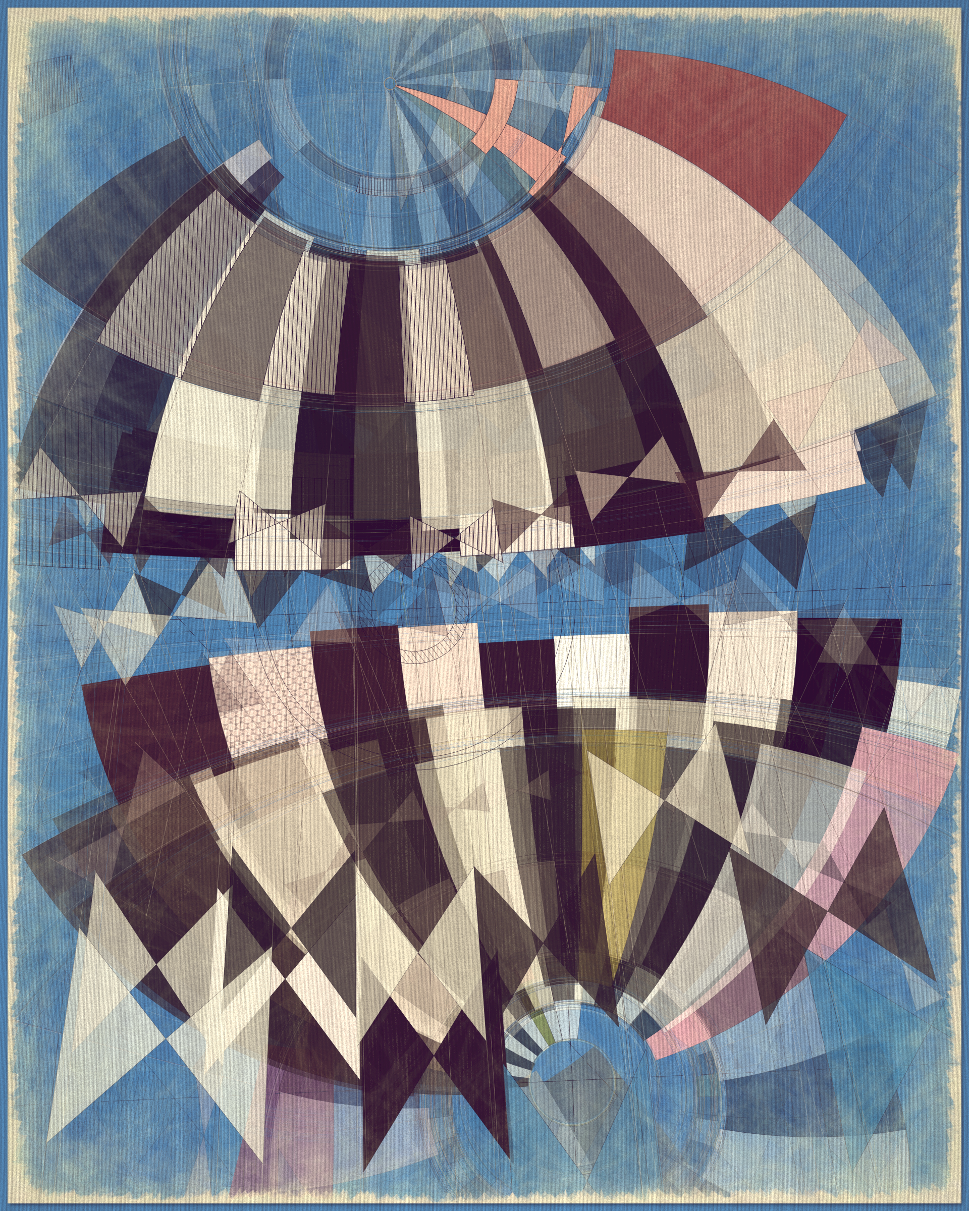 Art Blocks - Art Blocks v2 - Fontana #484 - NFT # 367000484