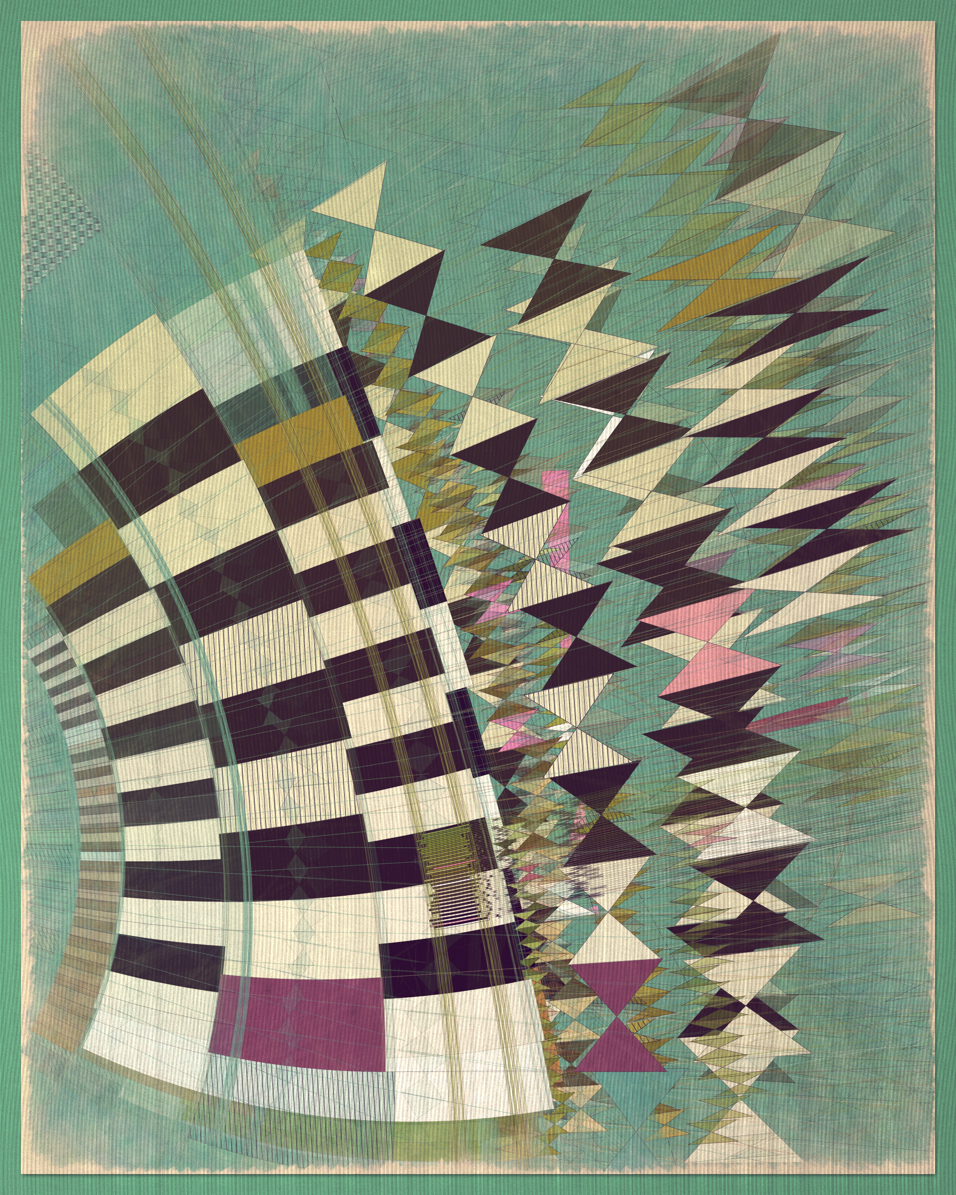 Art Blocks - Art Blocks v2 - Fontana #487 - NFT # 367000487