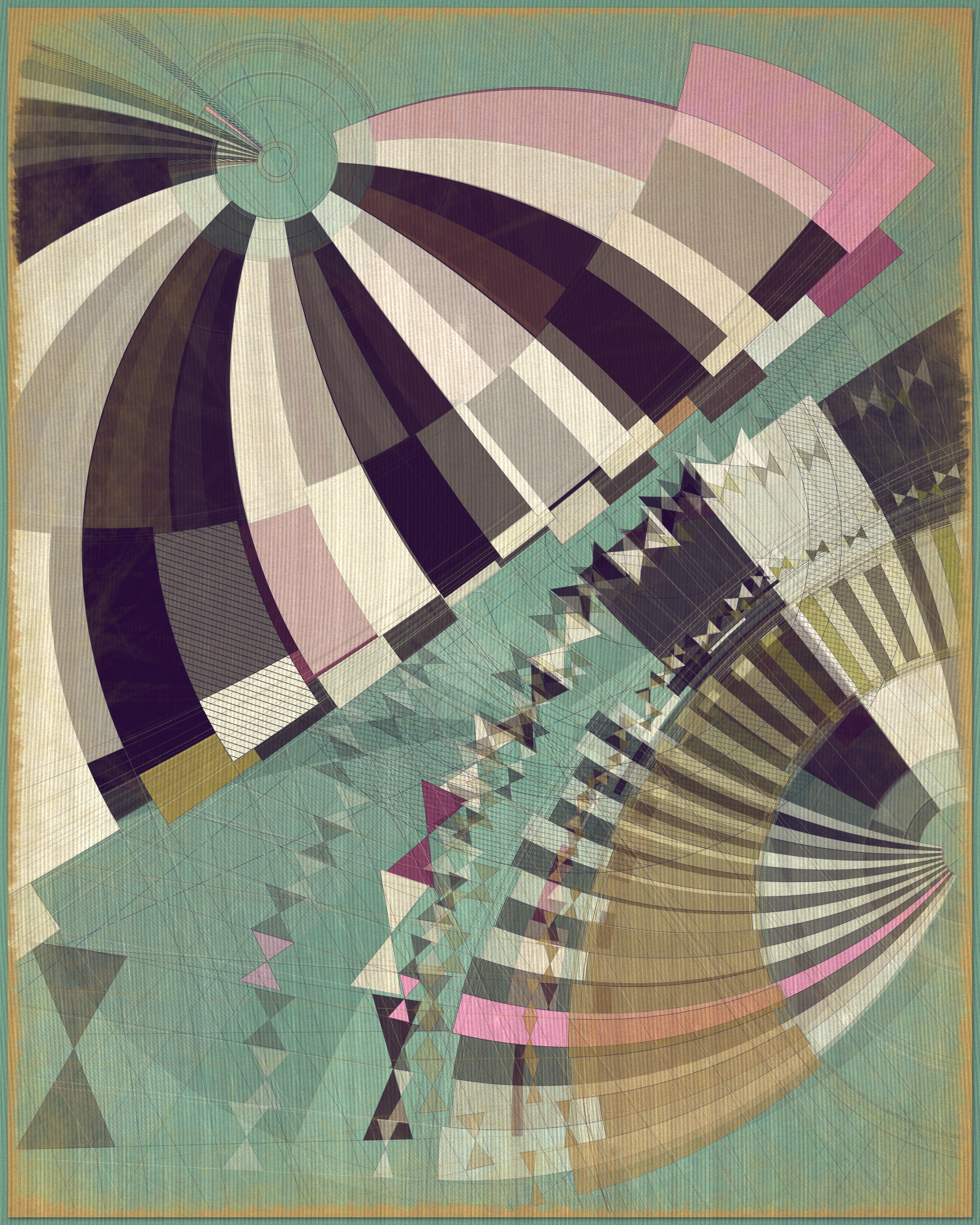 Art Blocks - Art Blocks v2 - Fontana #491 - NFT # 367000491