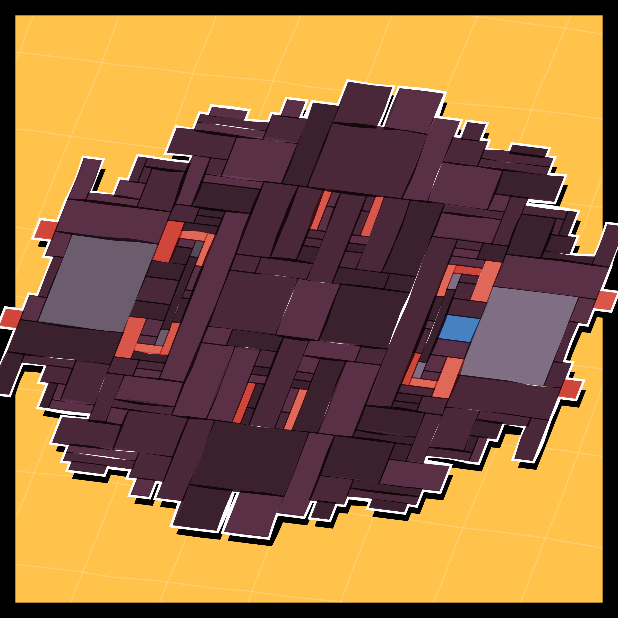 Art Blocks - Art Blocks v2 - Paper Armada #55 - NFT # 37000055