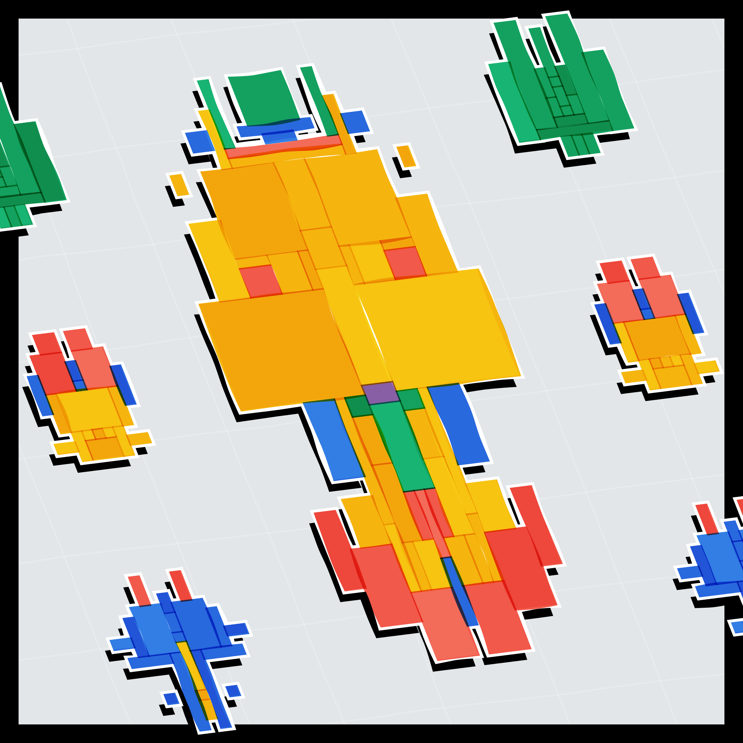 Art Blocks - Art Blocks v2 - Paper Armada #71 - NFT # 37000071