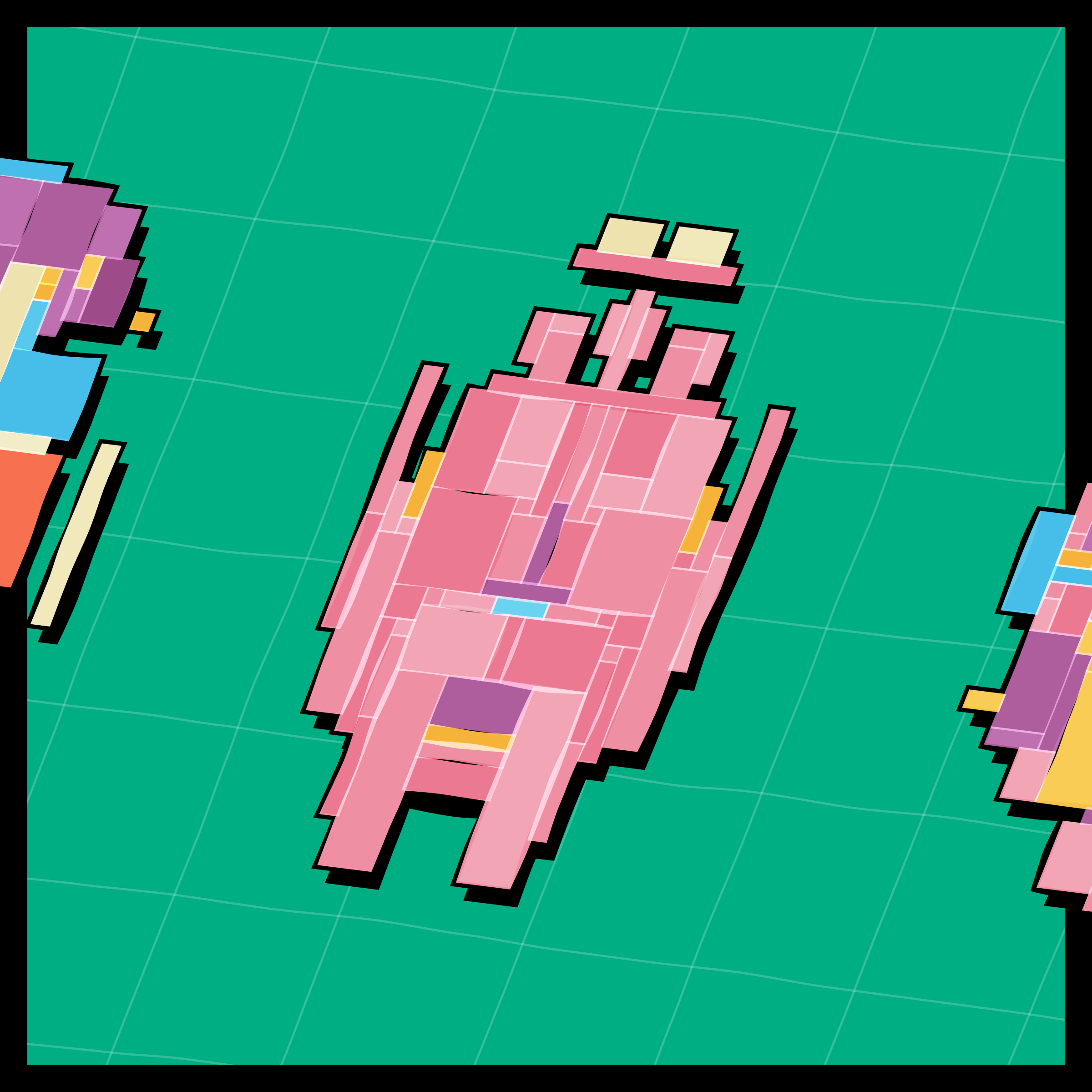 Art Blocks - Art Blocks v2 - Paper Armada #78 - NFT # 37000078