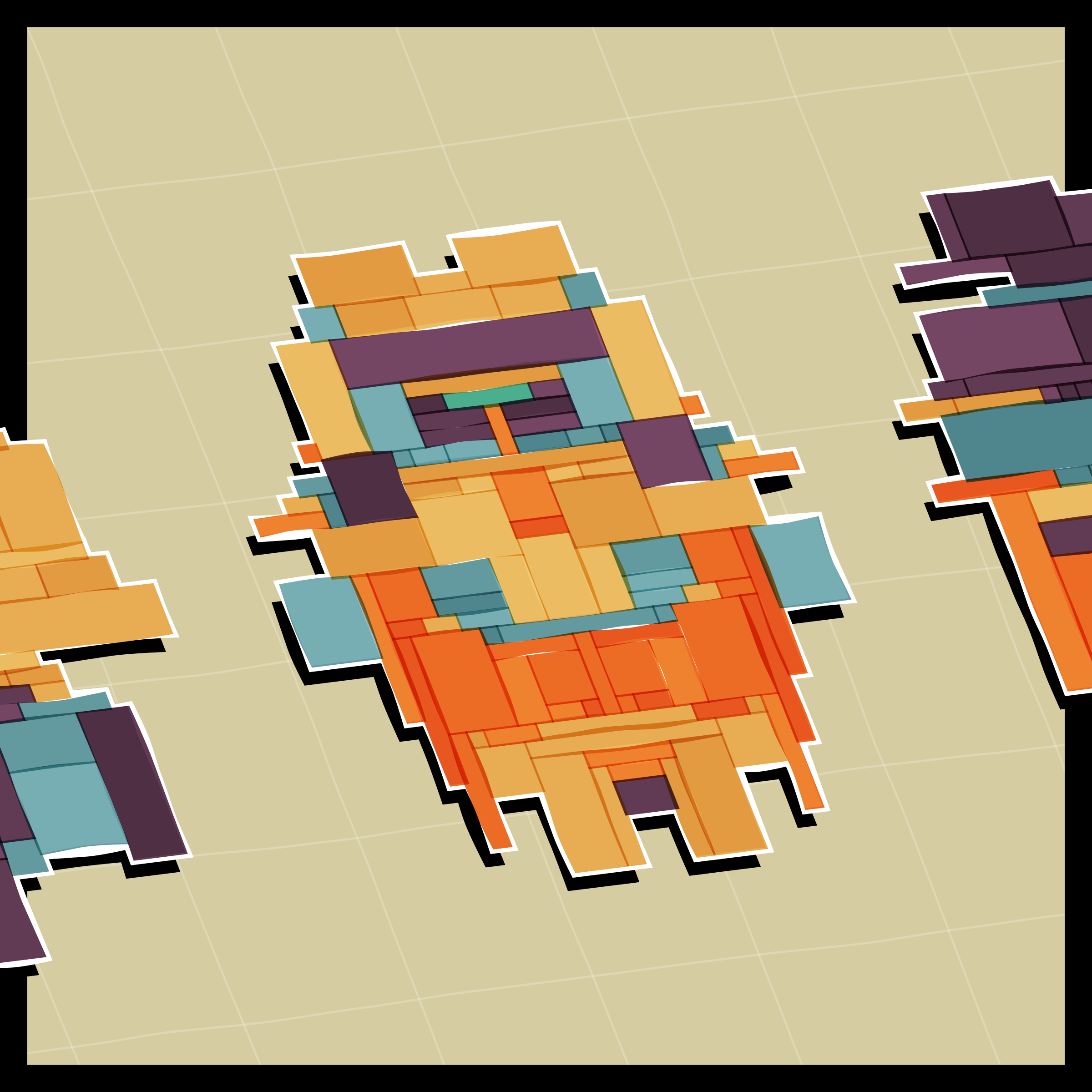 Art Blocks - Art Blocks v2 - Paper Armada #83 - NFT # 37000083